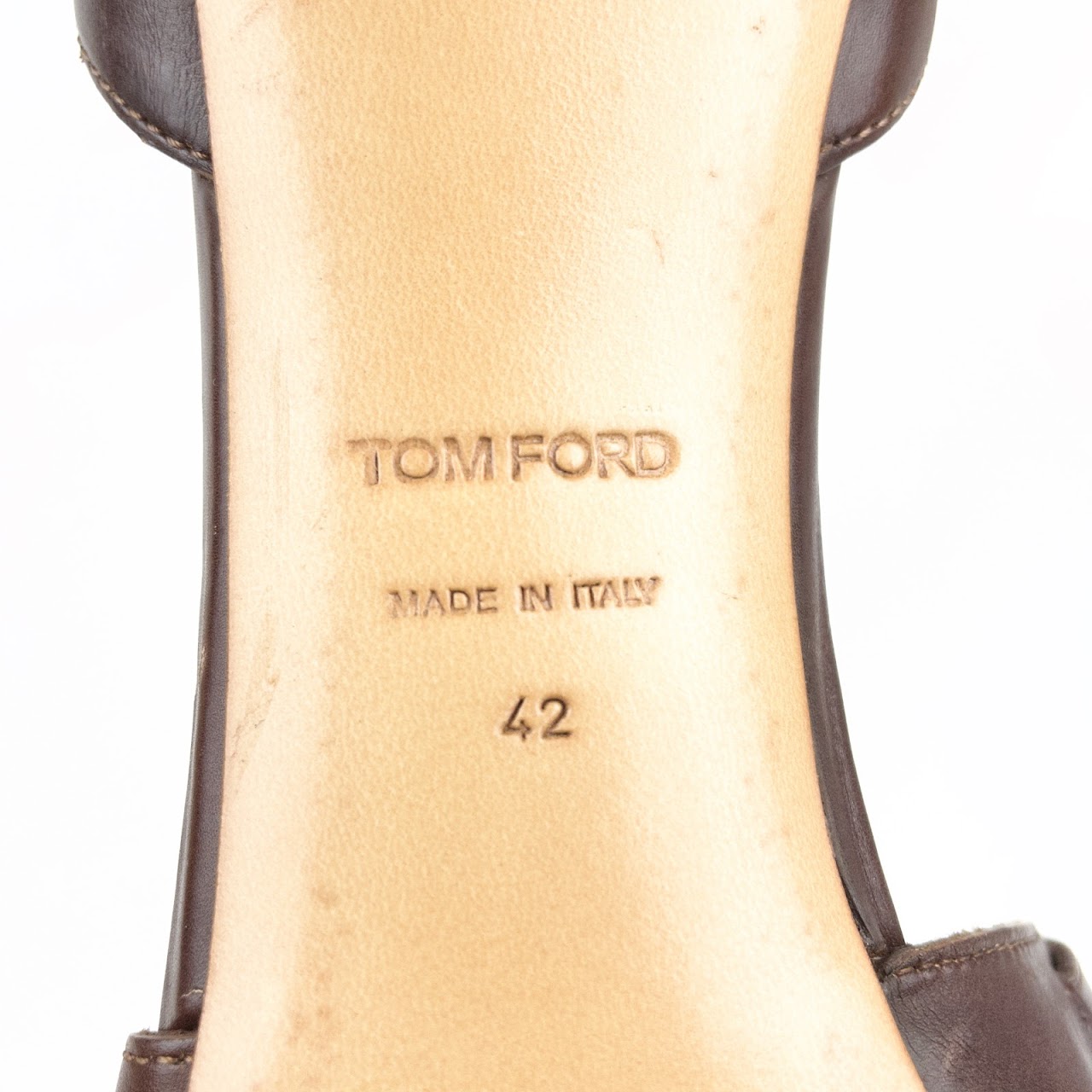 Tom Ford Leather Sandals