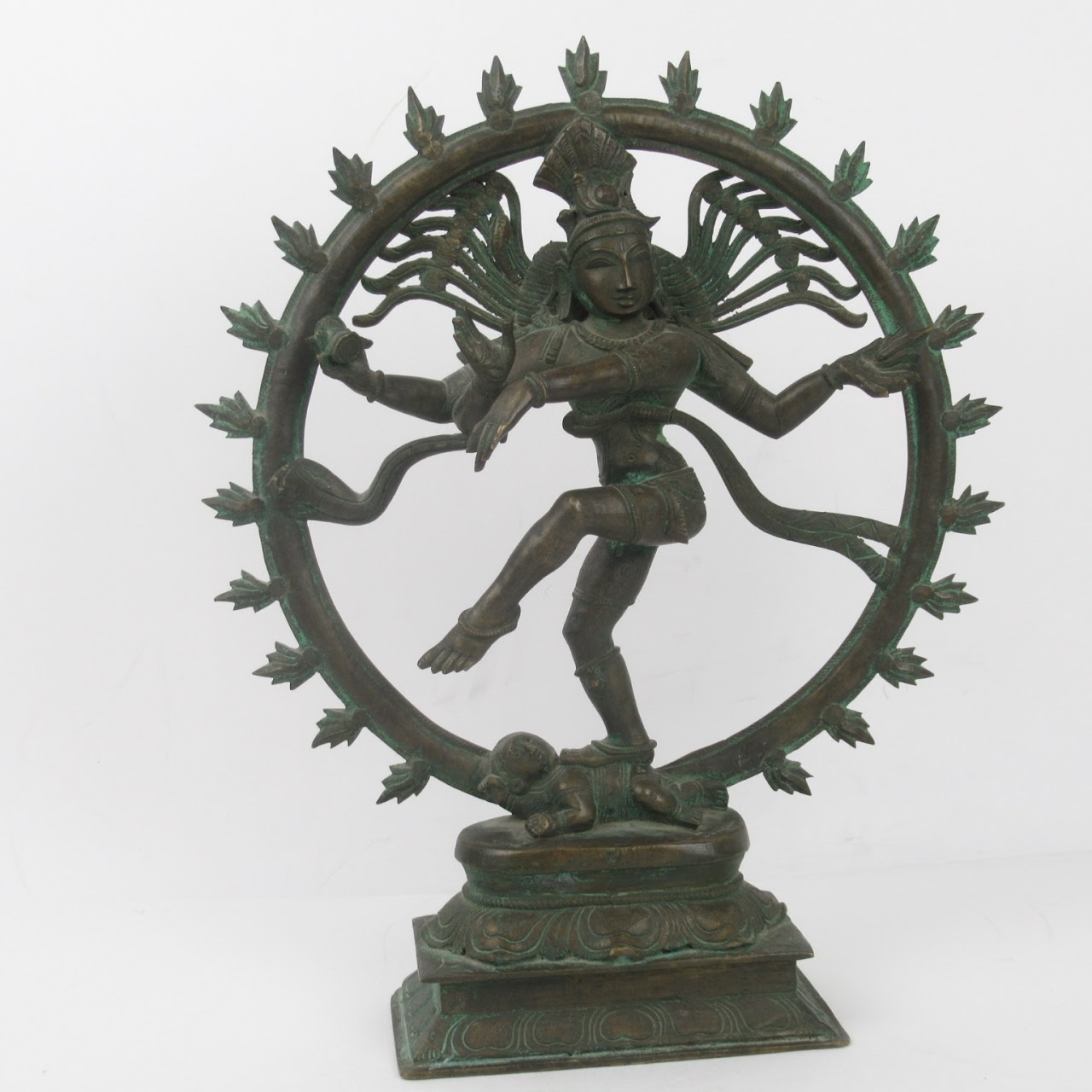 Dancing Shiva Vintage Bronze Sculpture