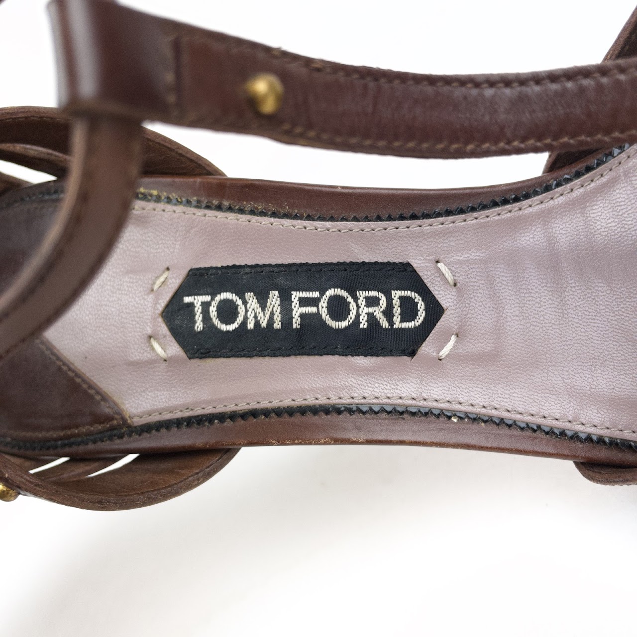 Tom Ford Leather Sandals