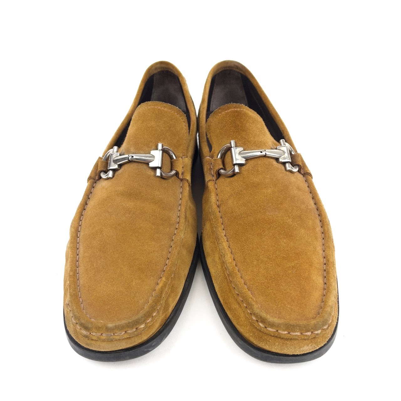 Salvatore Ferragamo Suede Loafers