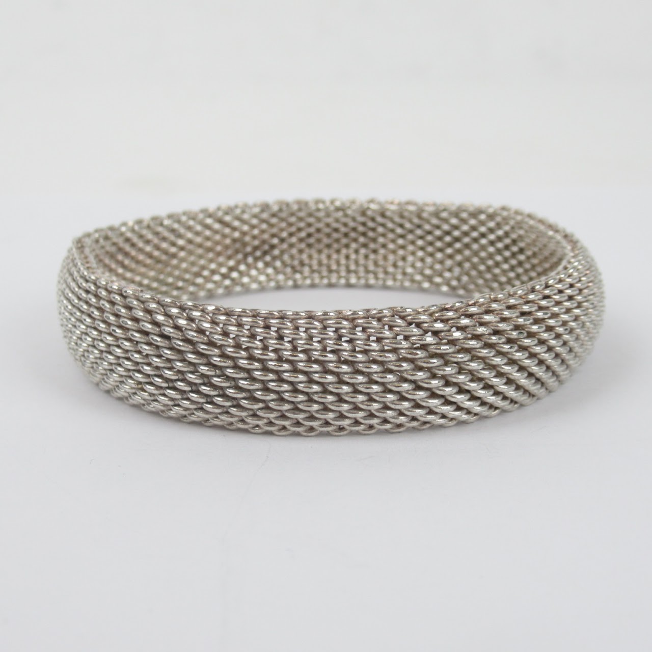 Tiffany & Co. Sterling Silver Somerset Woven Bracelet