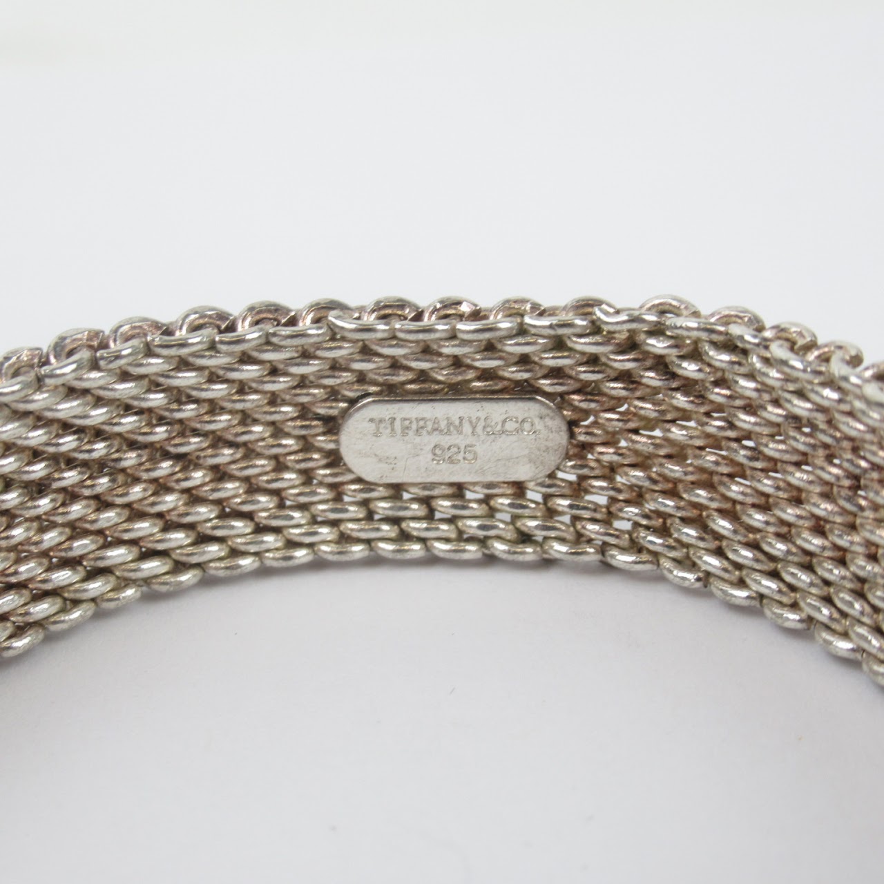 Tiffany & Co. Sterling Silver Somerset Woven Bracelet