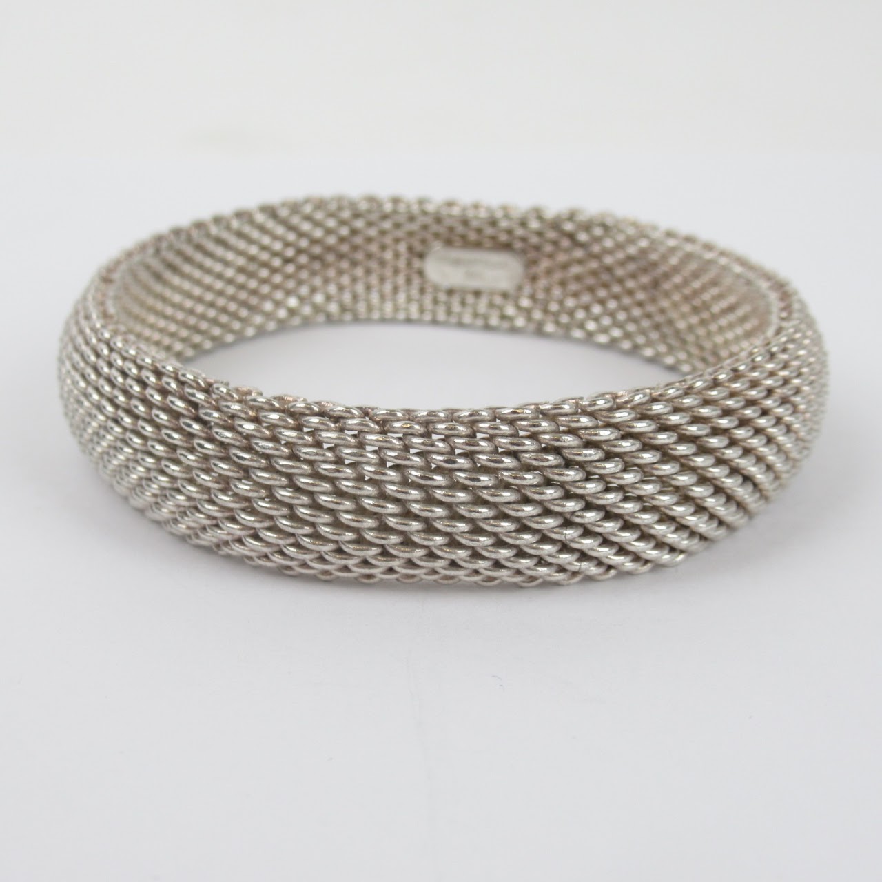 Tiffany & Co. Sterling Silver Somerset Woven Bracelet