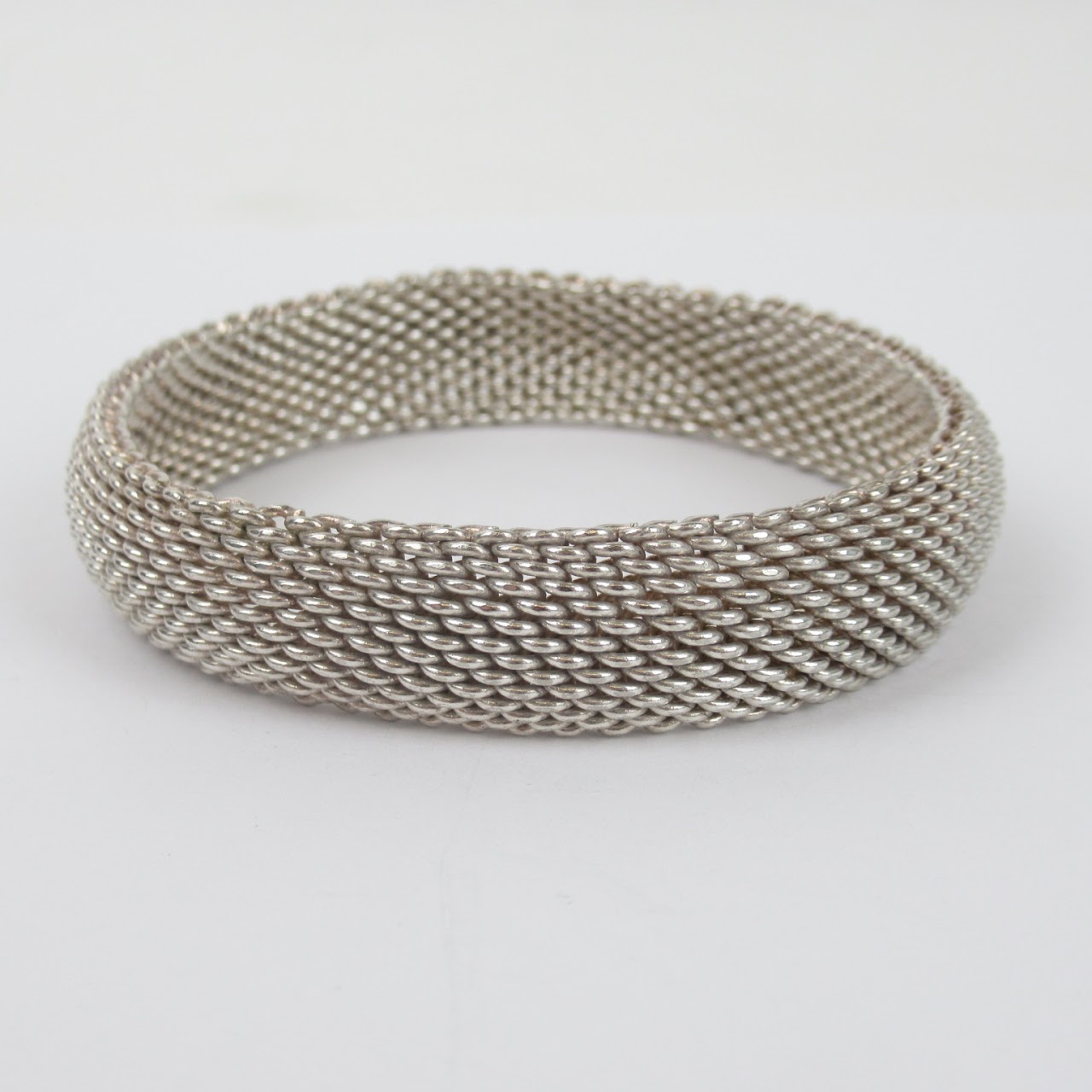 Tiffany & Co. Sterling Silver Somerset Woven Bracelet