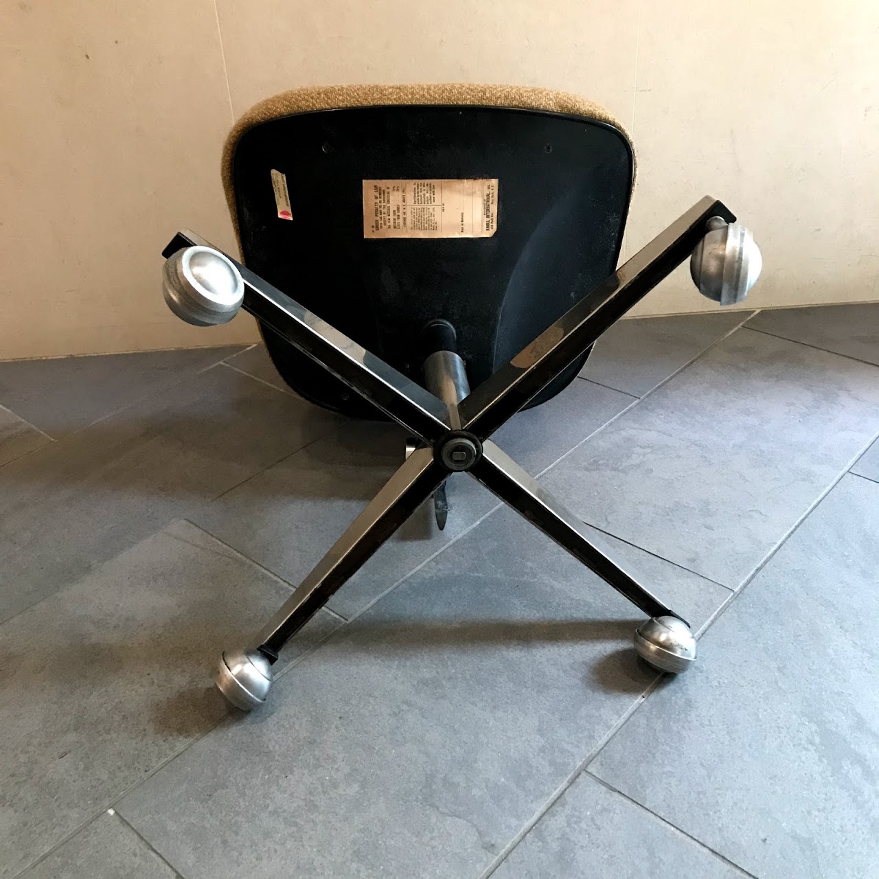 Knoll by Max Pearson 1960s Rolling Desk Chair