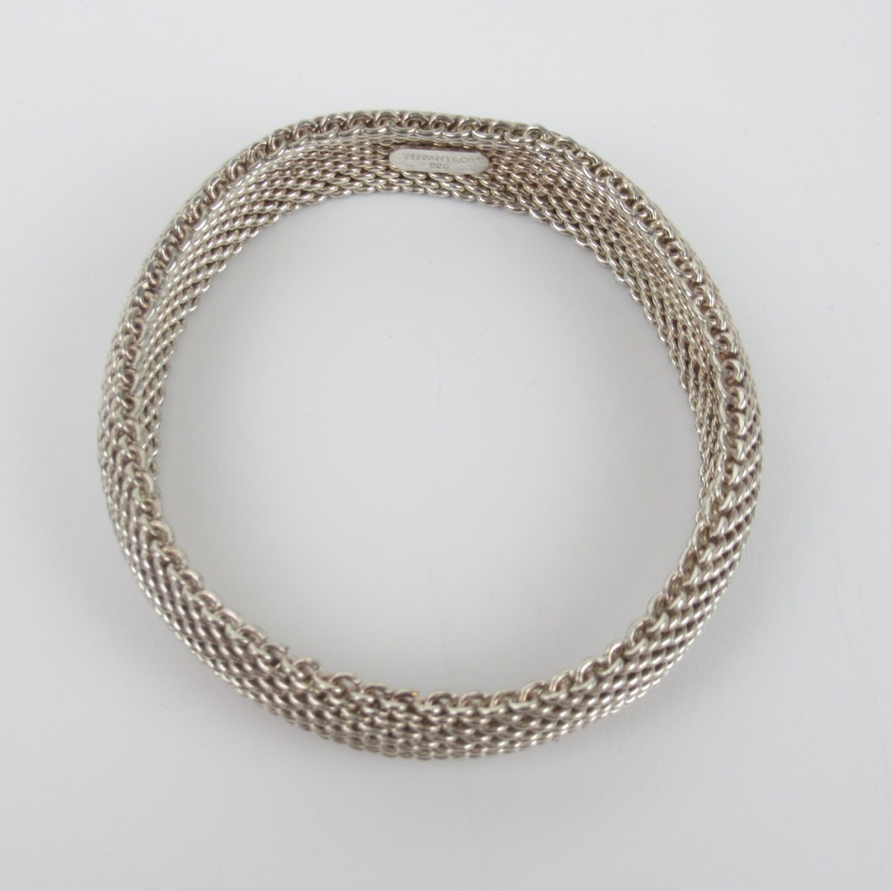 Tiffany & Co. Sterling Silver Somerset Woven Bracelet