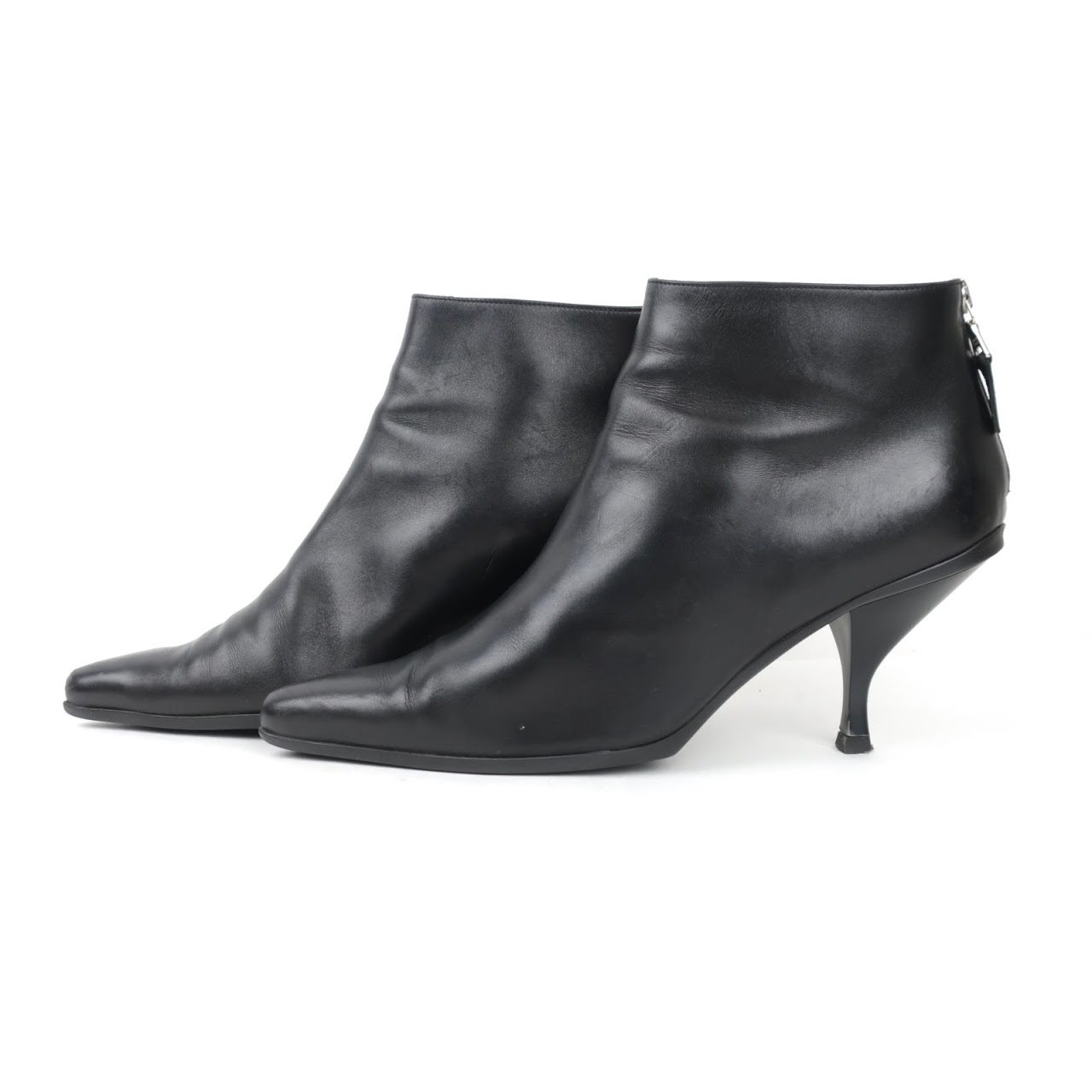 Prada Kitten Heel Booties