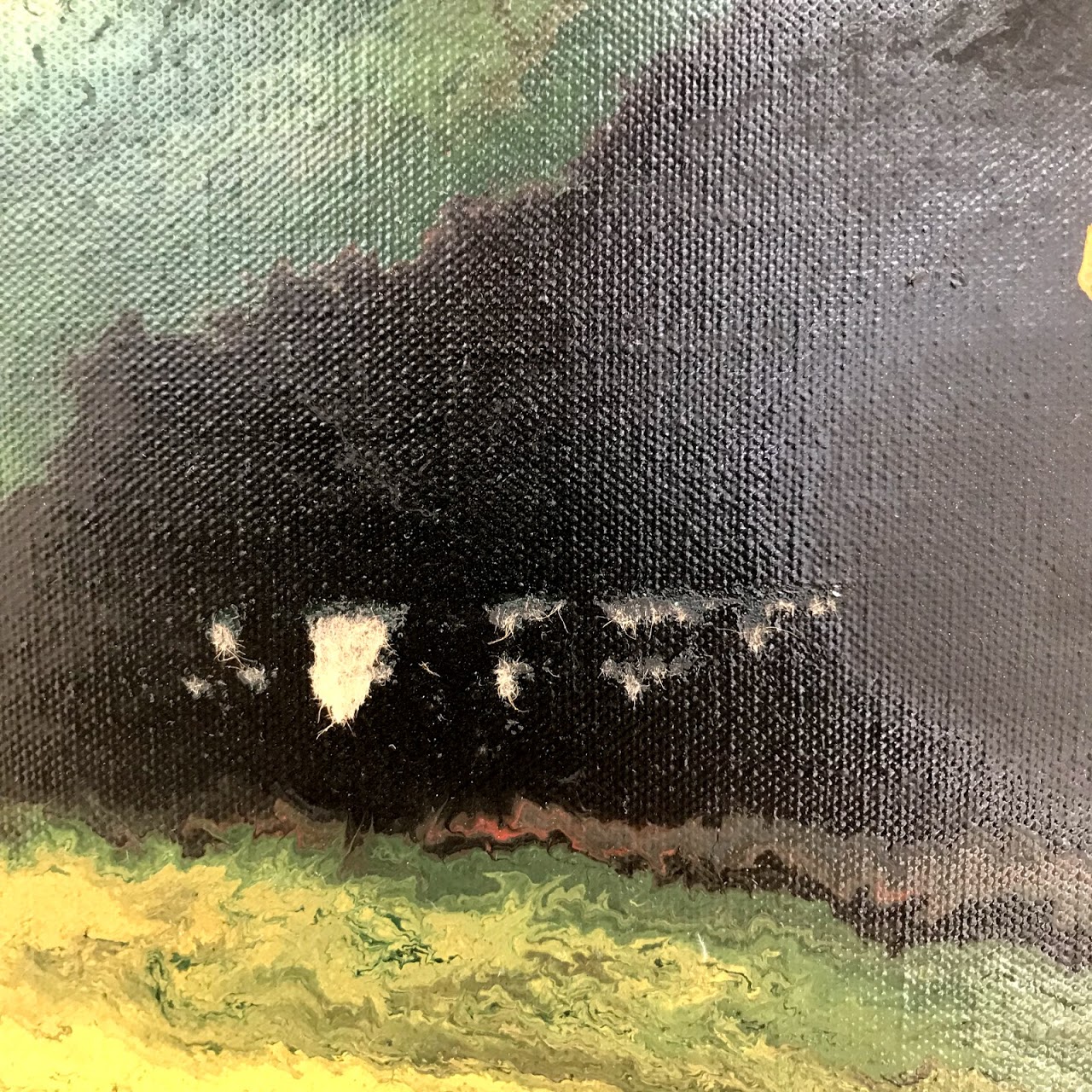 Alexander Bellow Signed Oil Painting, 1963