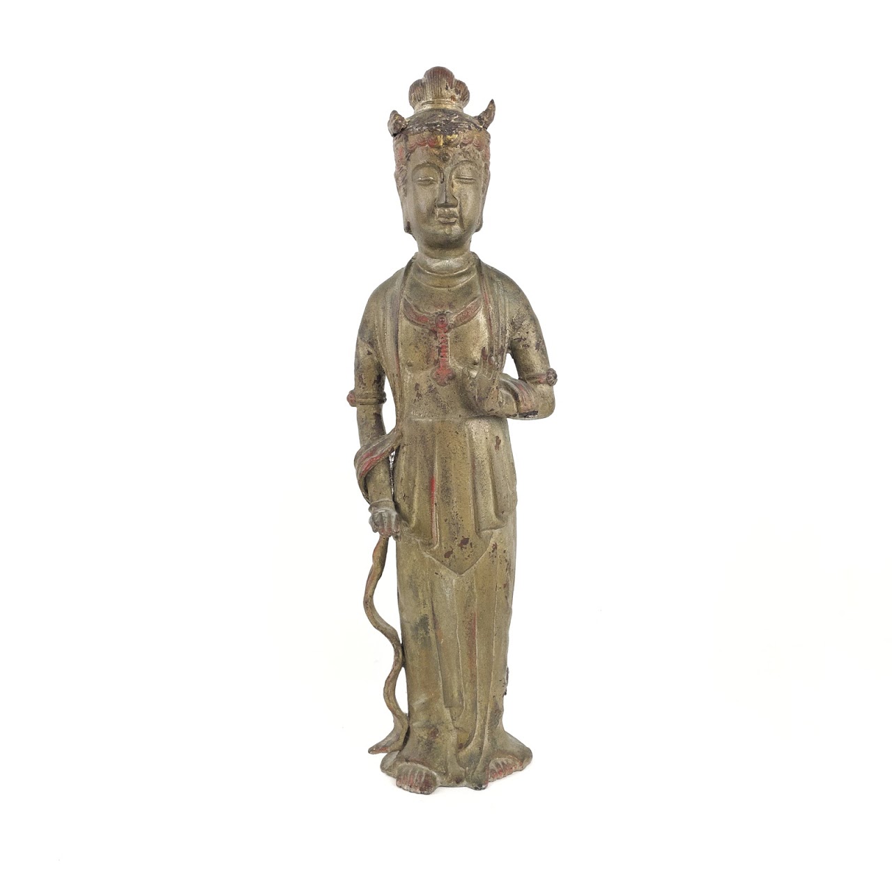 Cast Iron 21" Buddha Statue