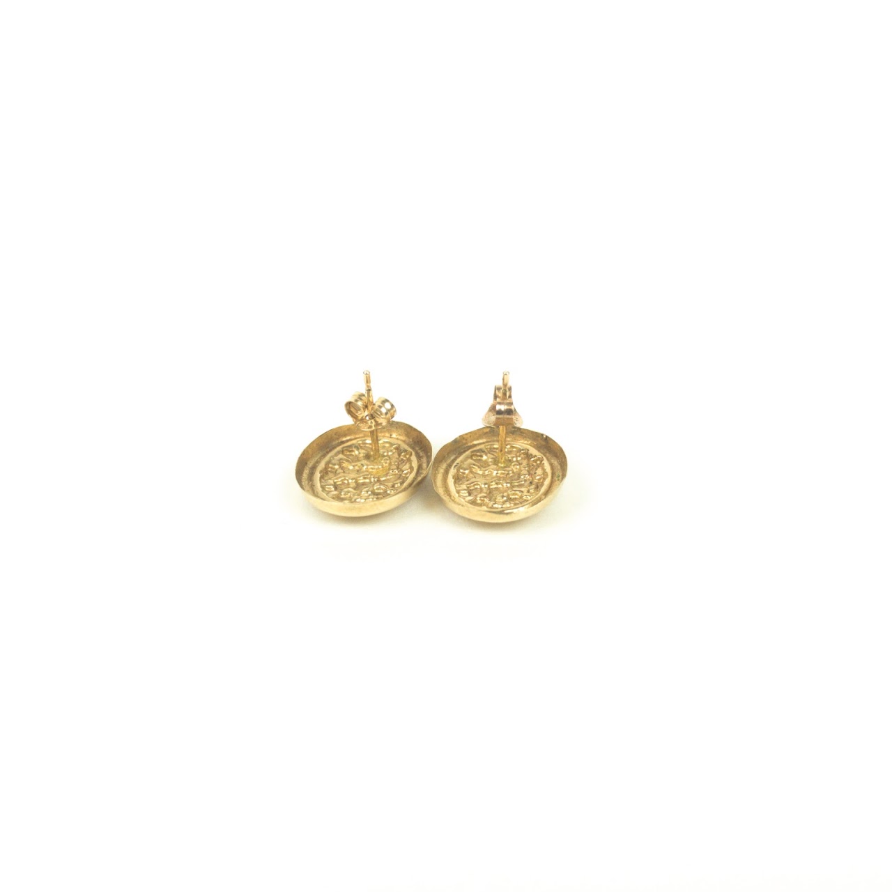 10k Gold Oval Earrings