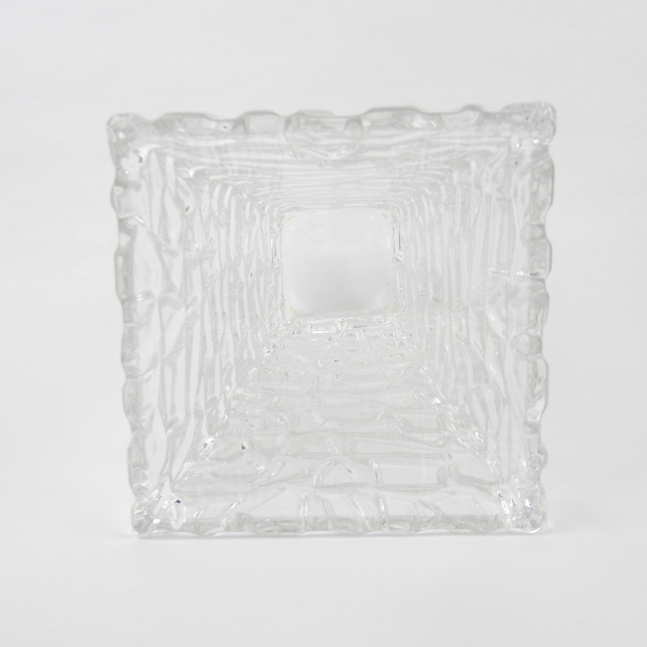 Tiffany & Co. Rock Cut Crystal Vase