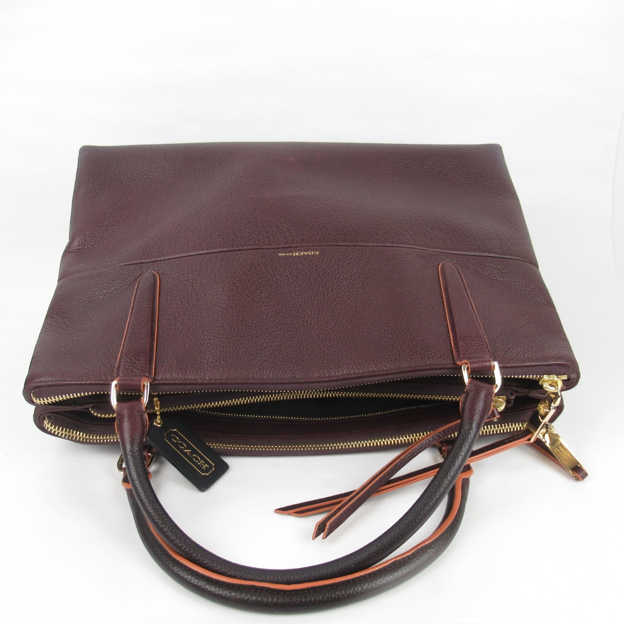 Coach Burgundy Handbag