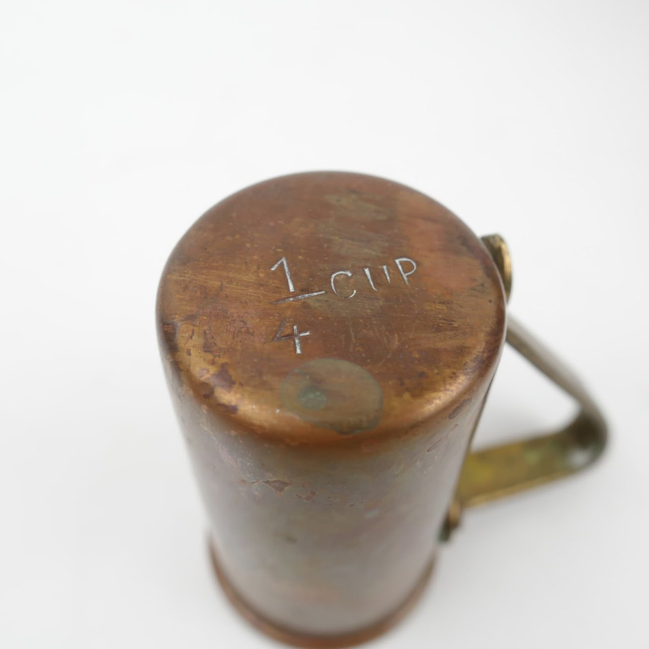 Copper Antique Measuring Cup Set