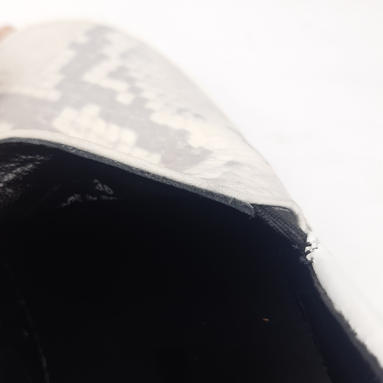 McQ Alexander McQueen Snake Print Slip On Sneakers
