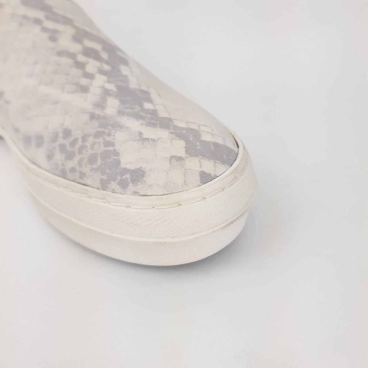 McQ Alexander McQueen Snake Print Slip On Sneakers