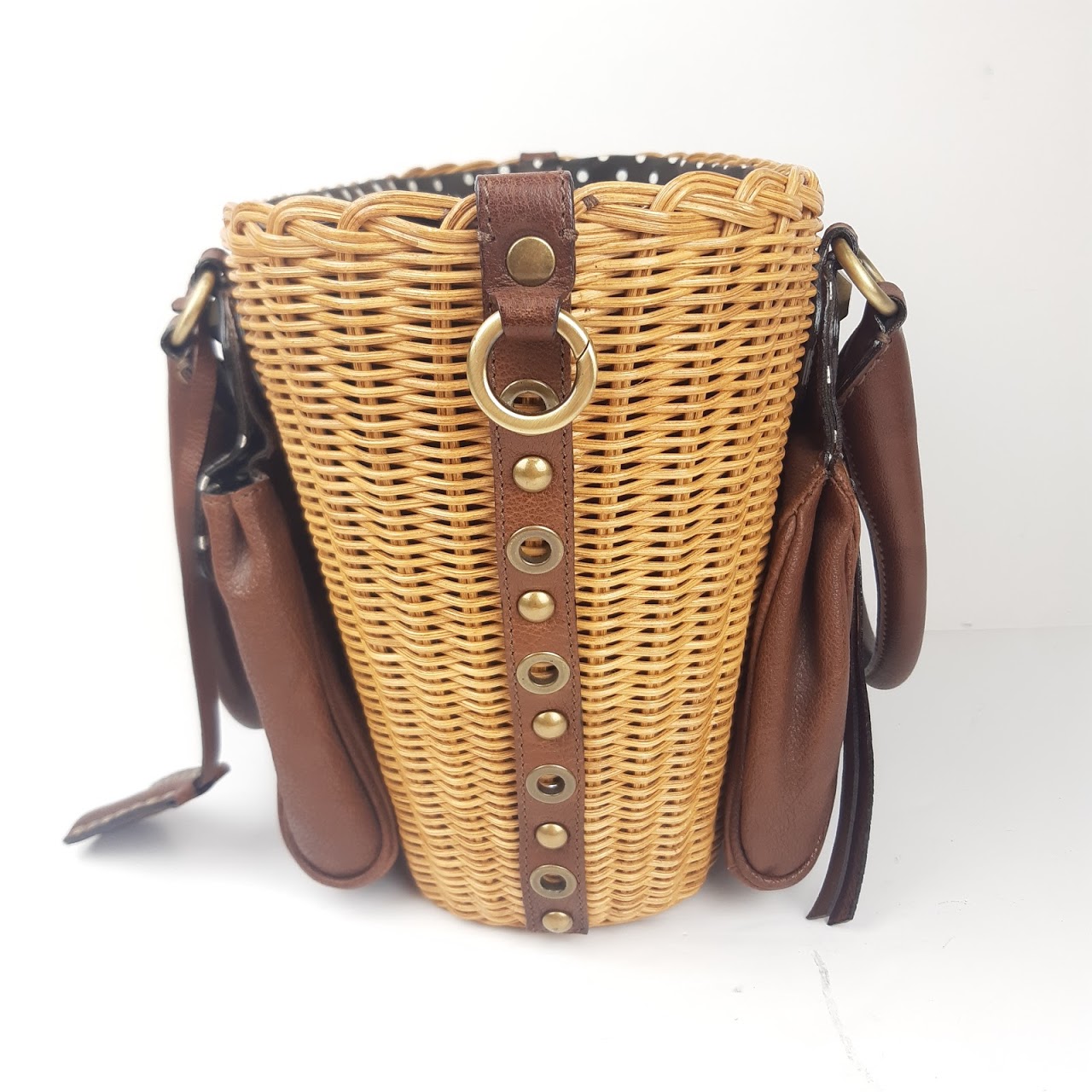 Moschino Cheap & Chic Wicker Handbag