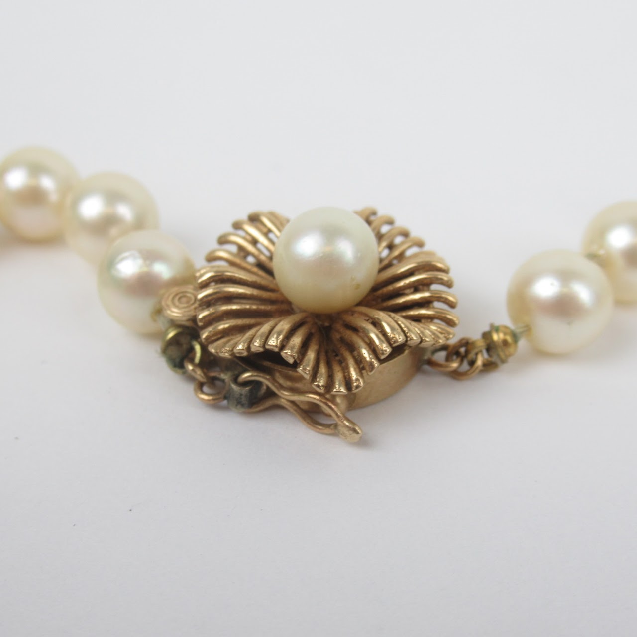 Pearl and 14K Gold Necklace