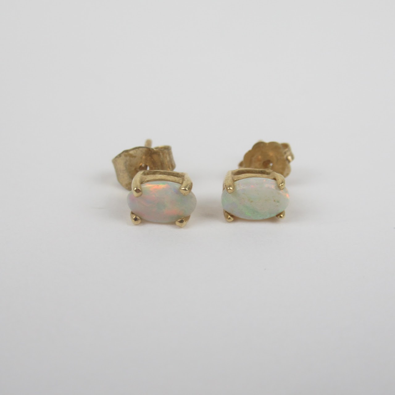 14K Gold and Opal Earrings