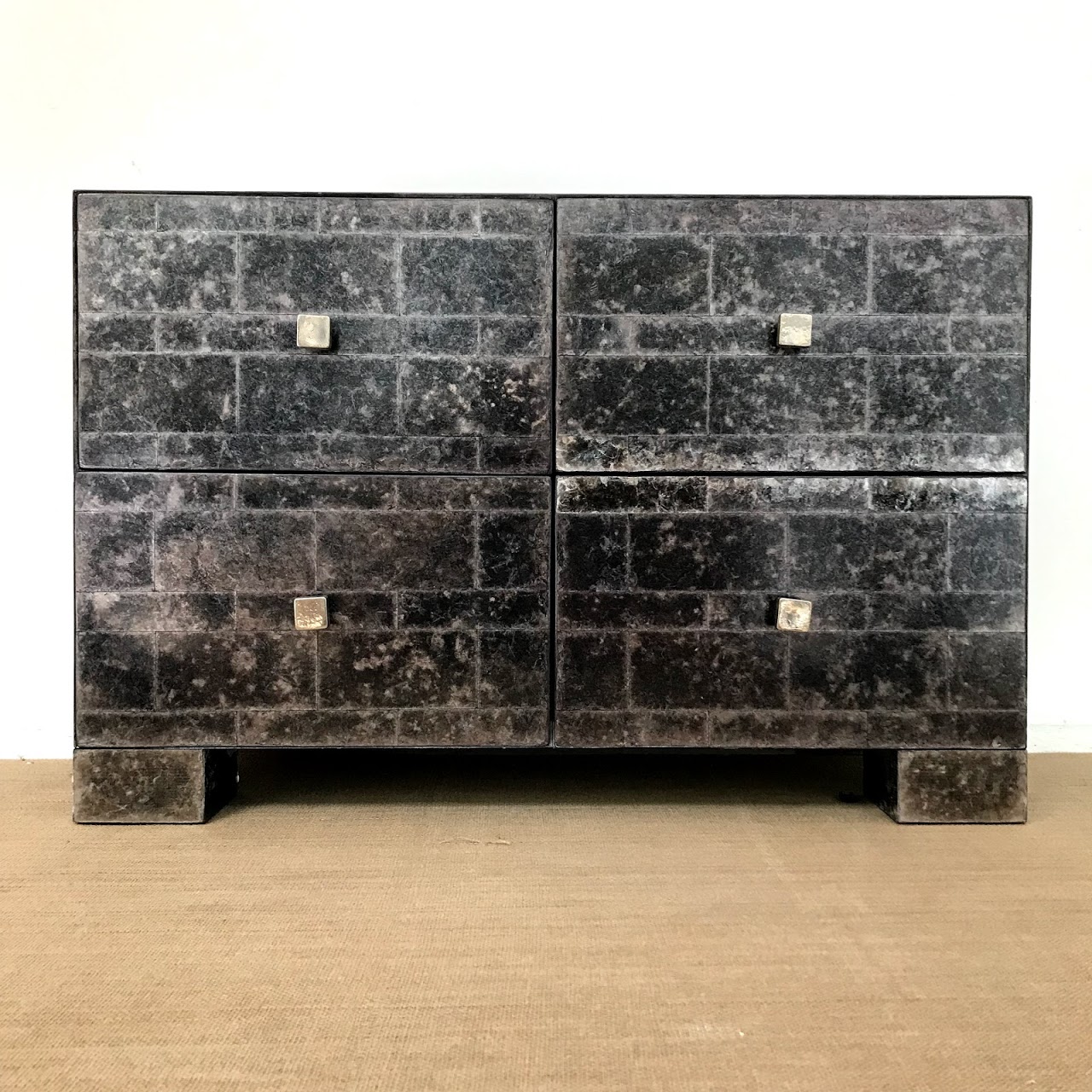 Mica Tiled Four Drawer End Table #1