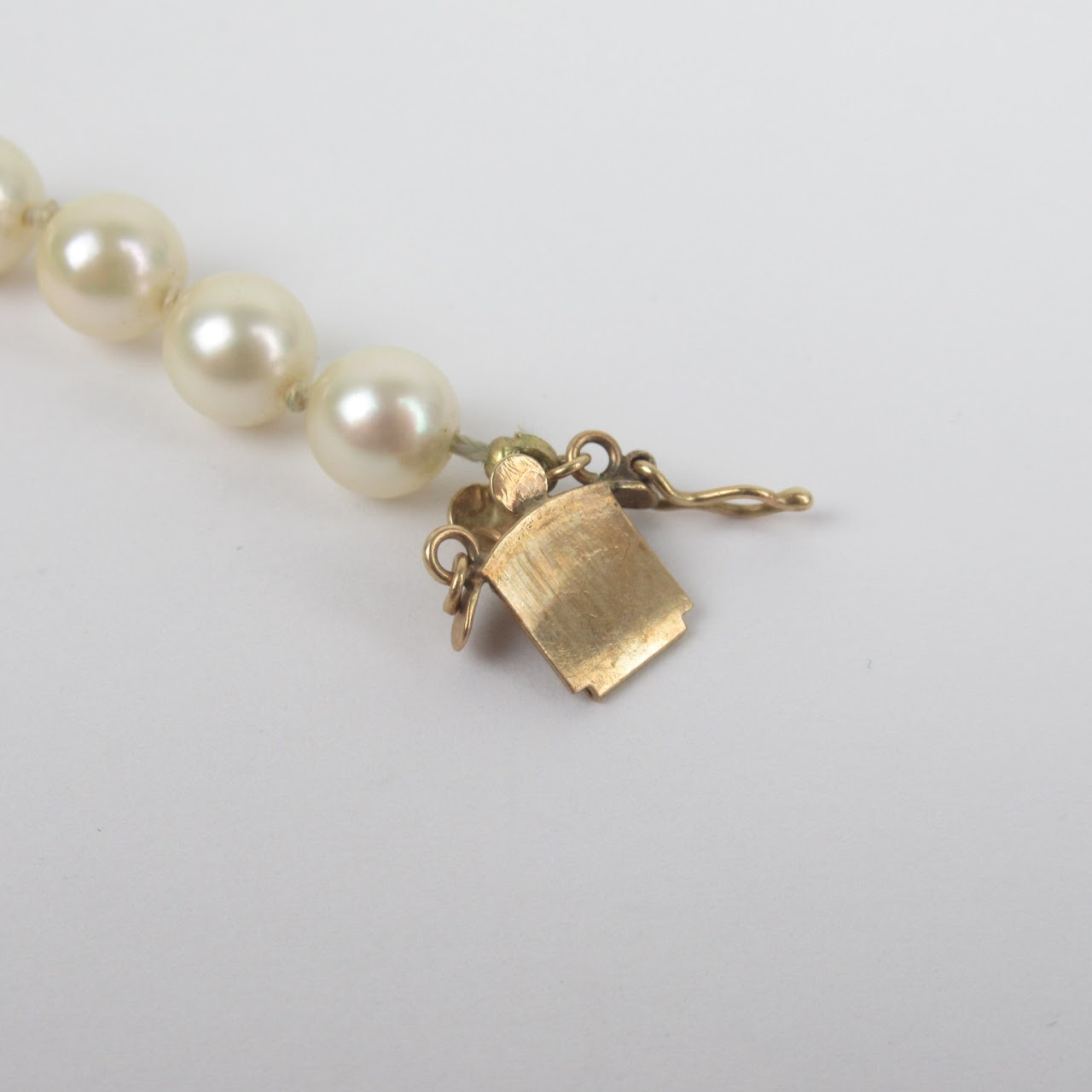 Pearl and 14K Gold Necklace