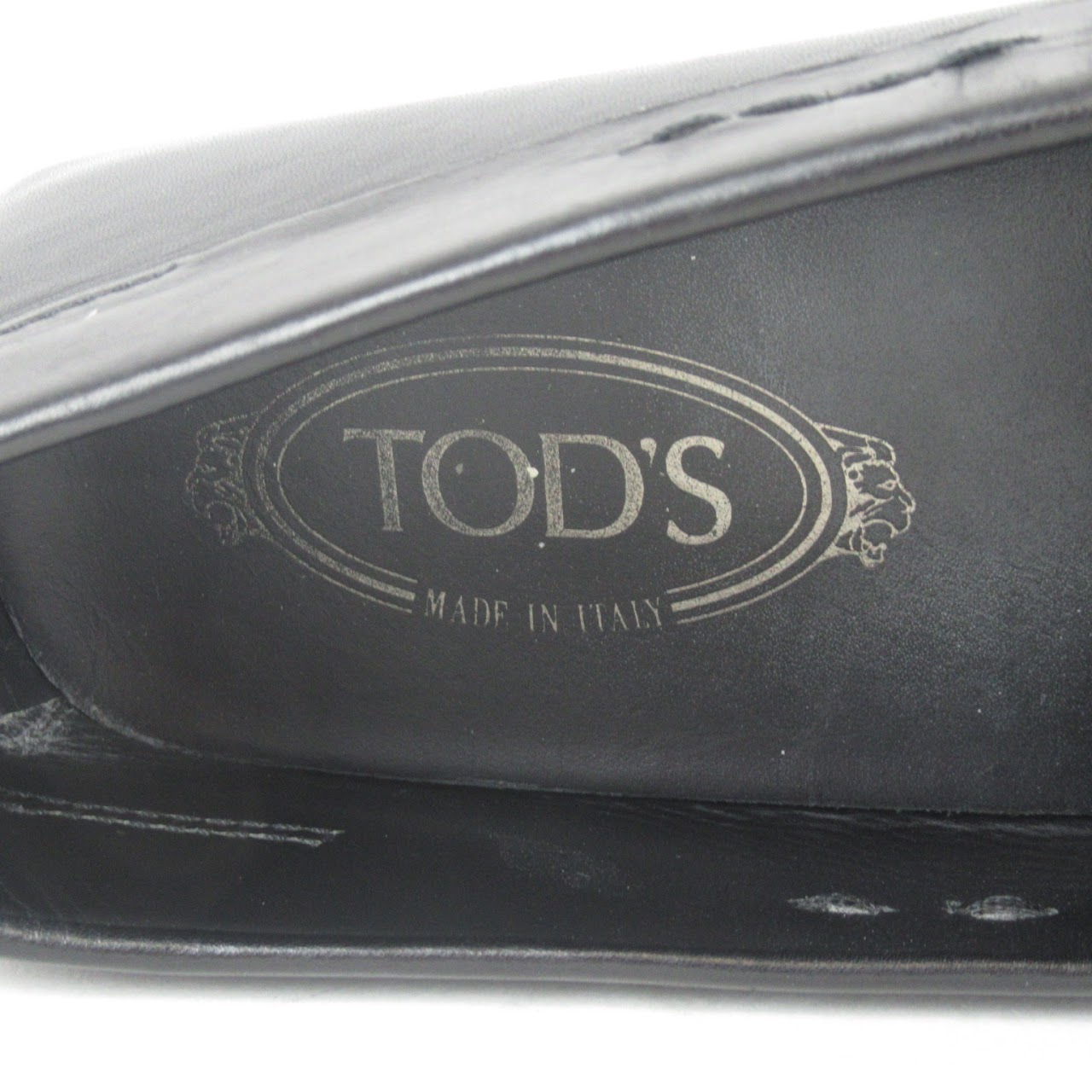 Tod's Black Leather Driving Mocs