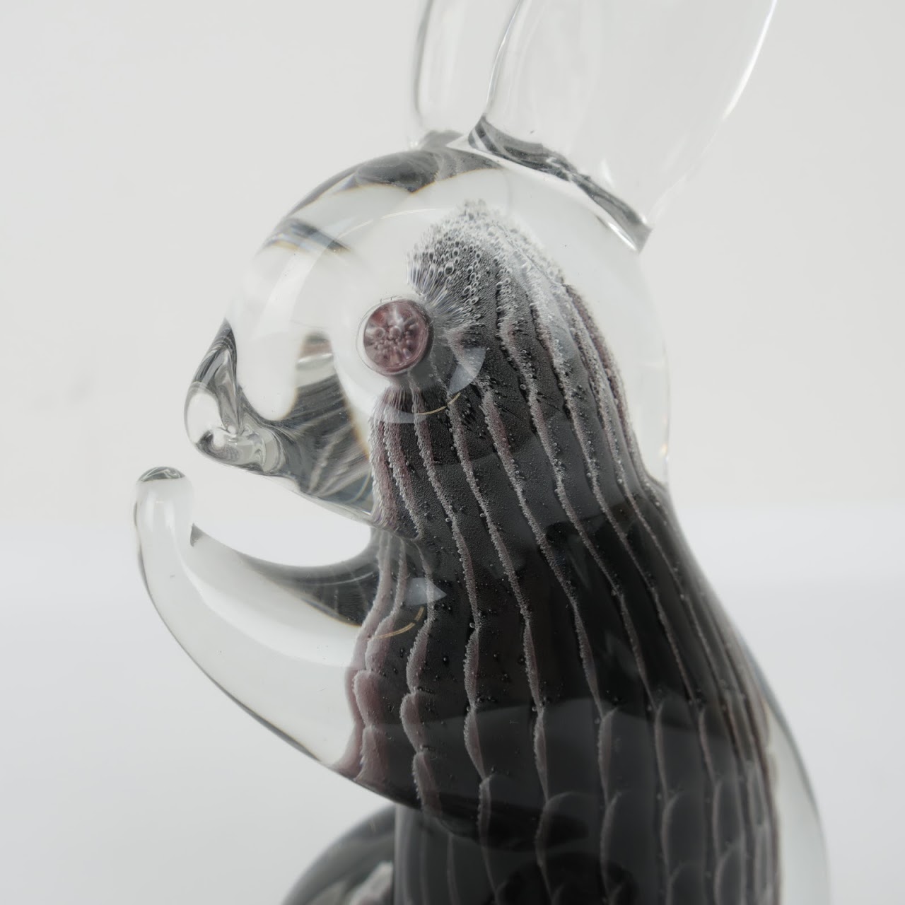 Ronneby Sweden Art Glass Rabbit