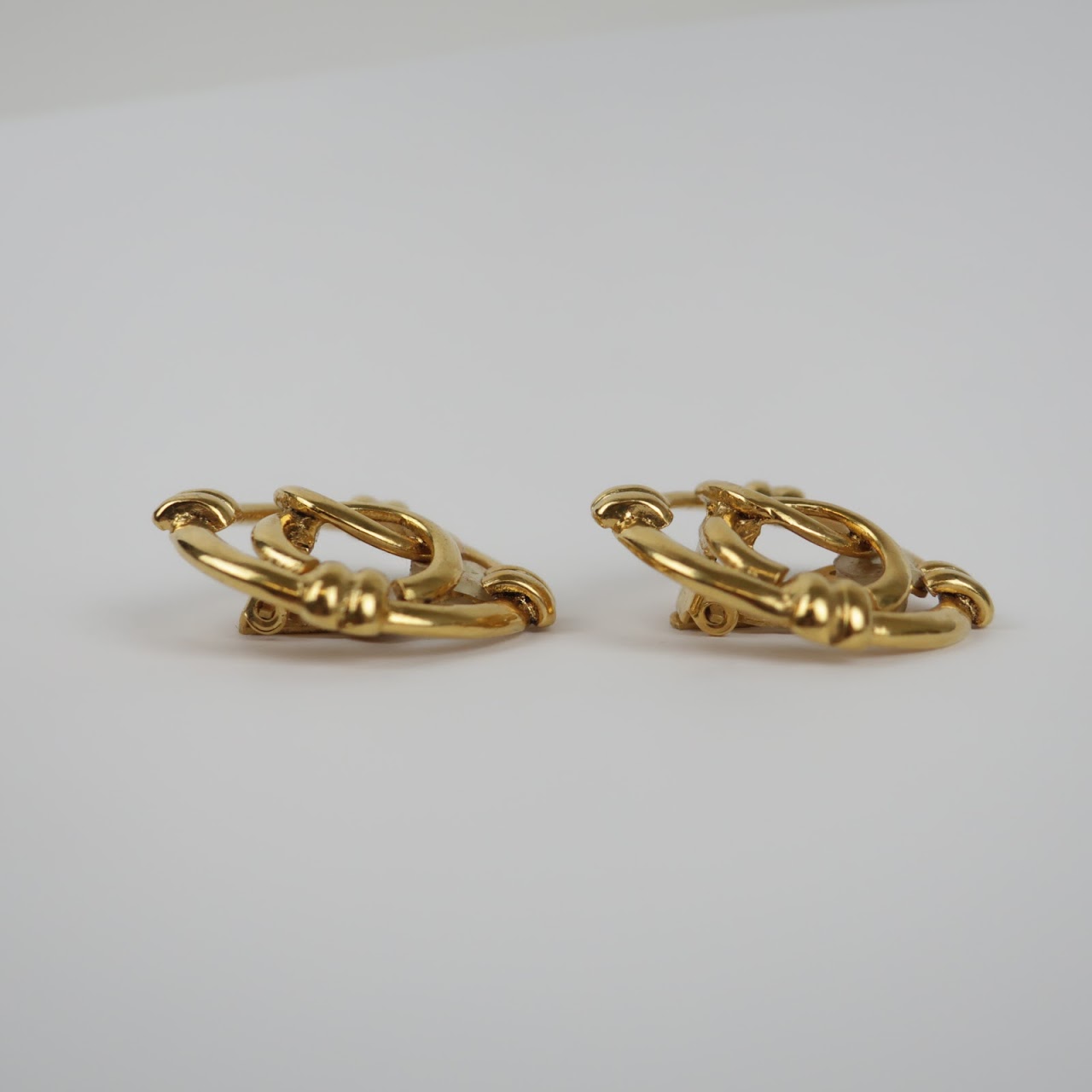 Chanel Logo Earrings