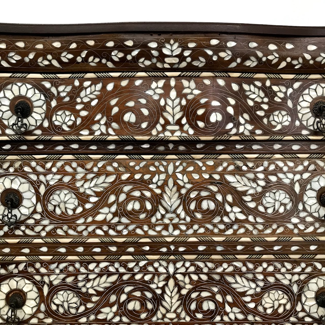 Mother of Pearl Inlaid Three-Drawer Chest