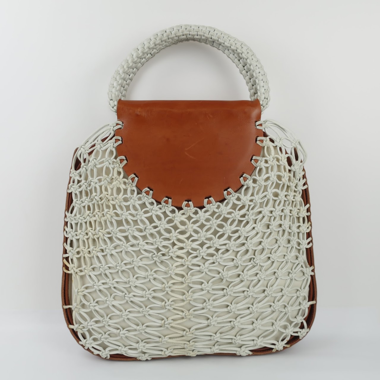Chloé Leather Macrame Bag