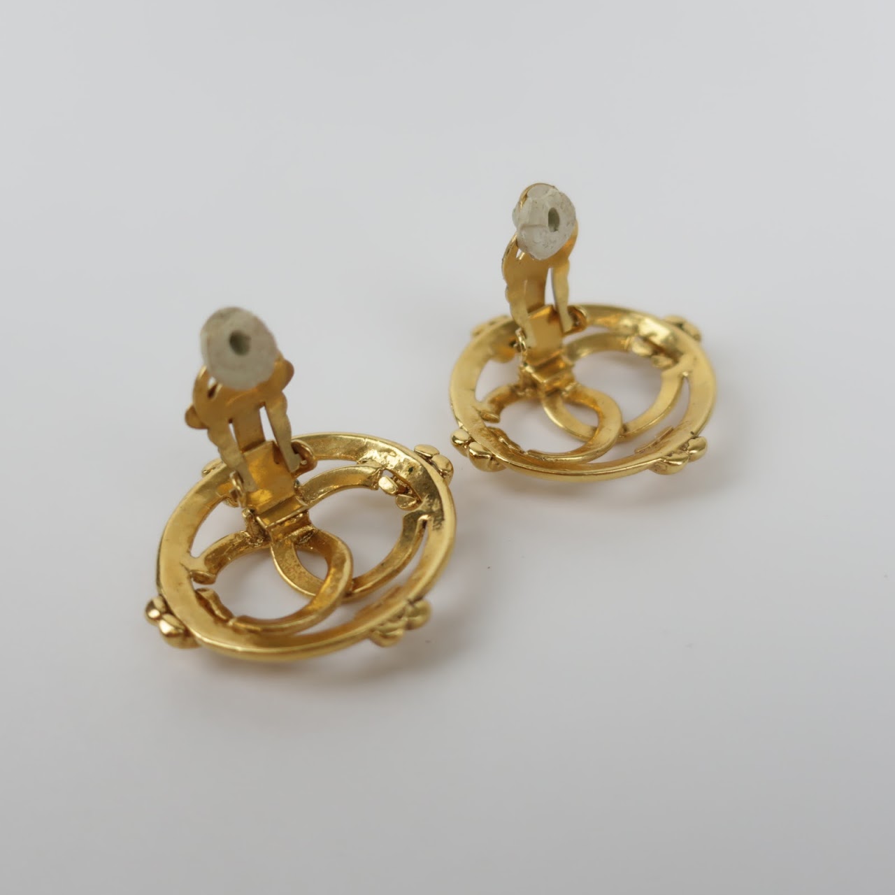 Chanel Logo Earrings