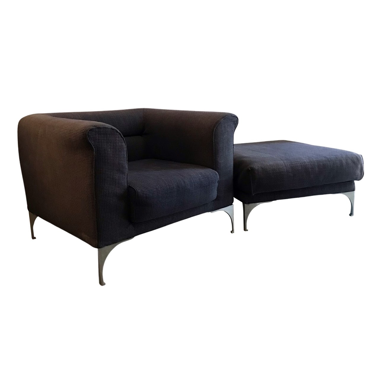 Roche Bobois Club Chair & Ottoman