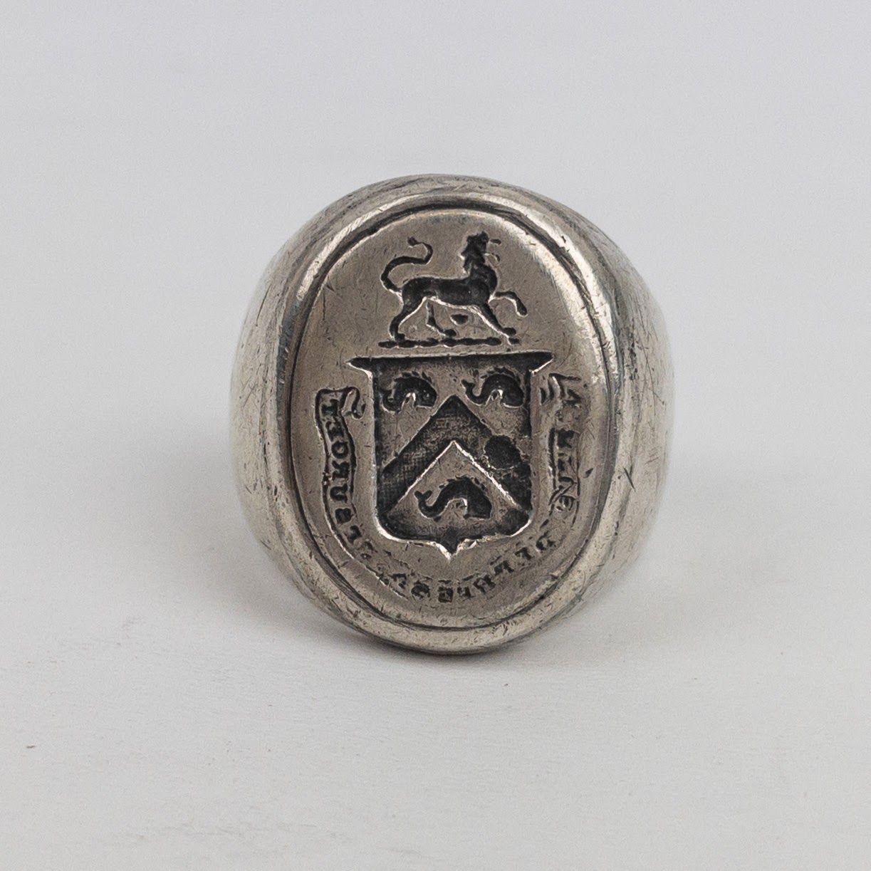 Sterling Silver Coat of Arms Ring