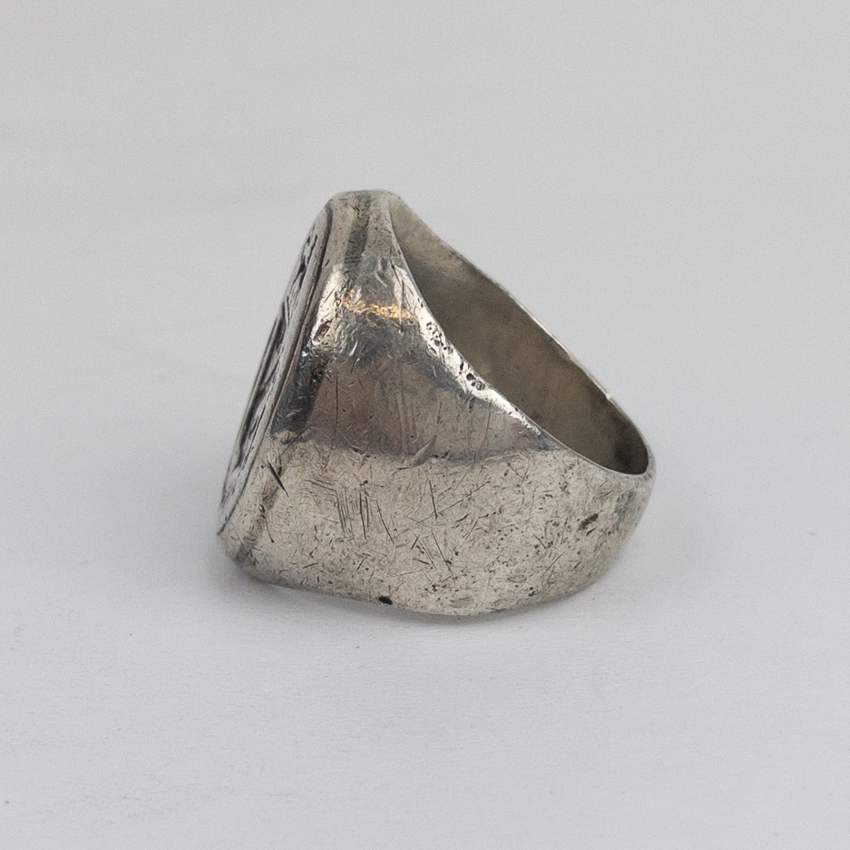 Sterling Silver Coat of Arms Ring