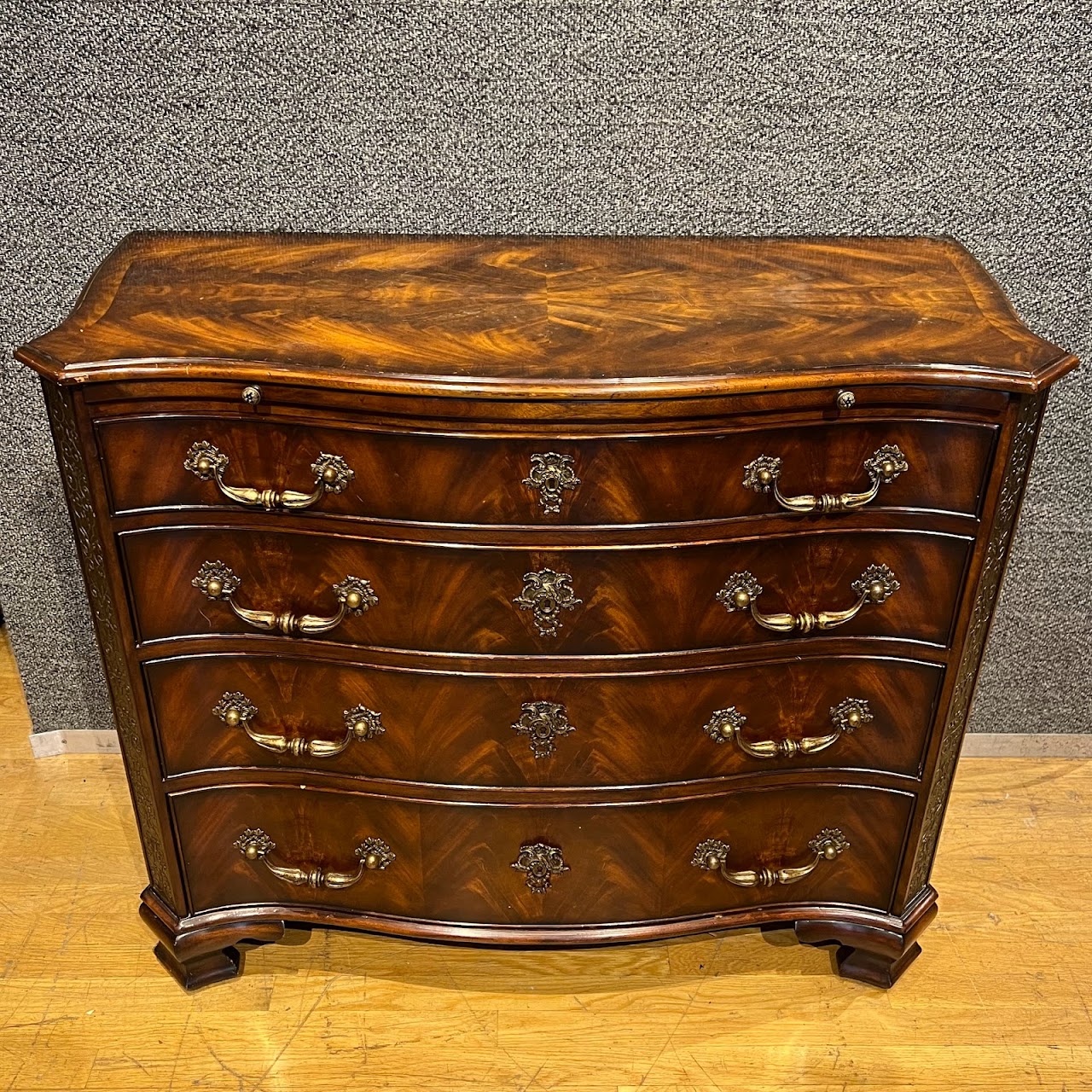 Theodore Alexander Four Drawer Serpentine Chest