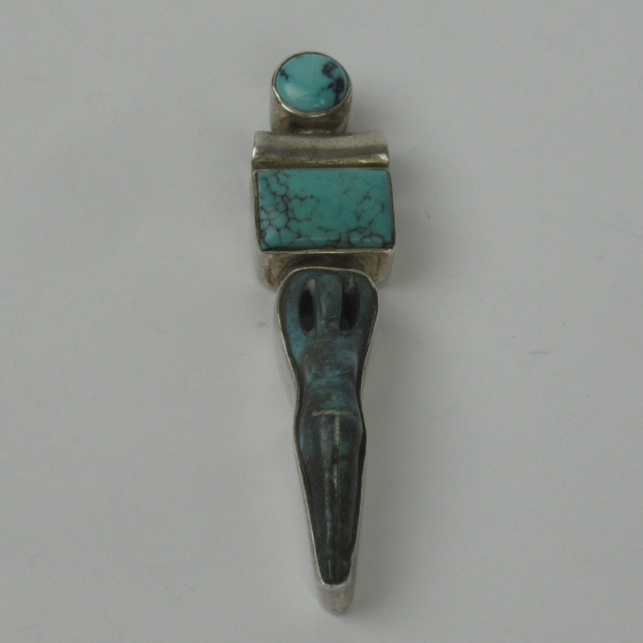 Sterling Silver & Turquoise Pendant