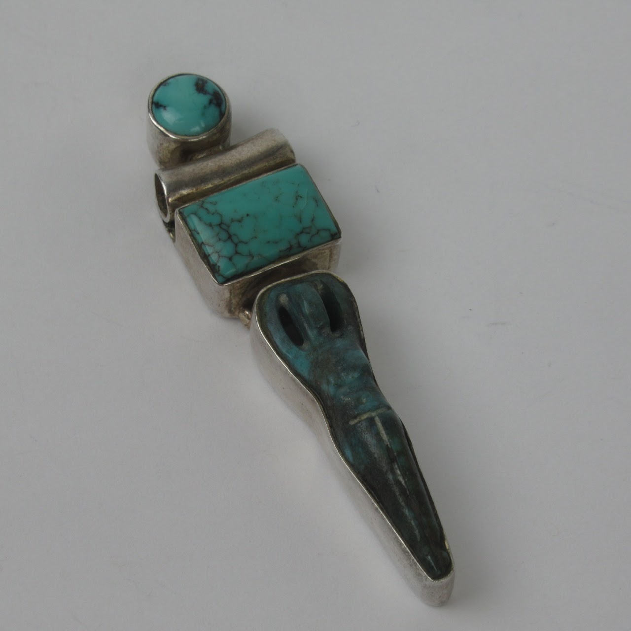 Sterling Silver & Turquoise Pendant