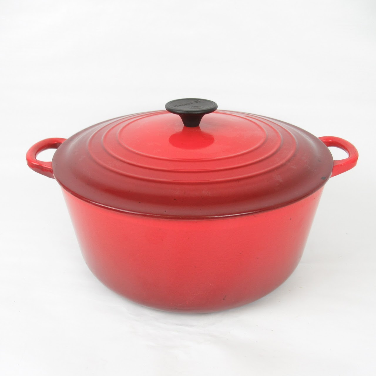 Le Creuset 28 Sunburst Red 7.25 QT Cast Cooker