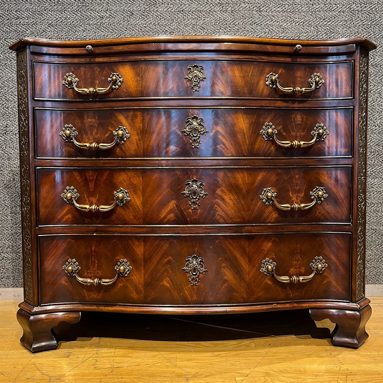 Theodore Alexander Four Drawer Serpentine Chest