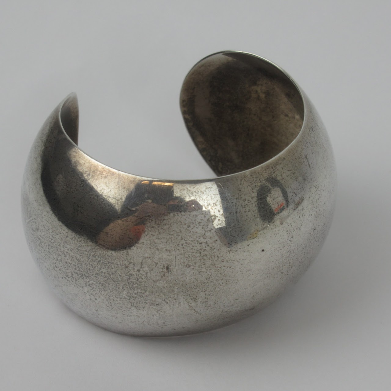 Sterling Silver Half Round Cuff