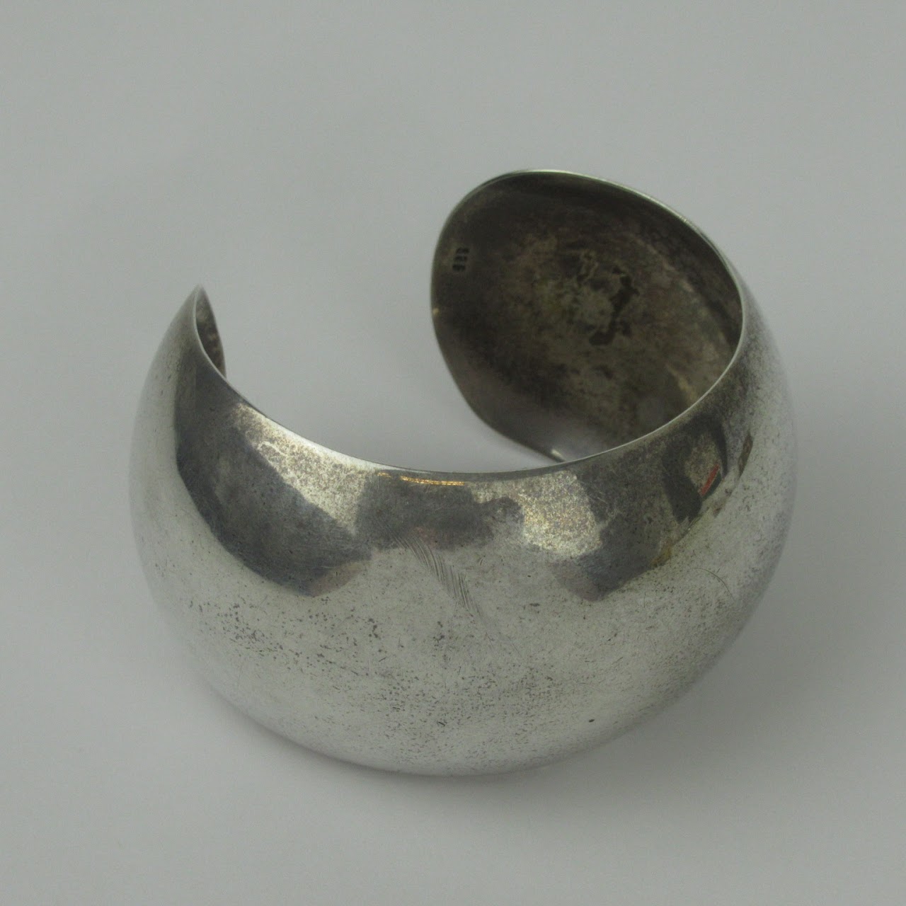 Sterling Silver Half Round Cuff