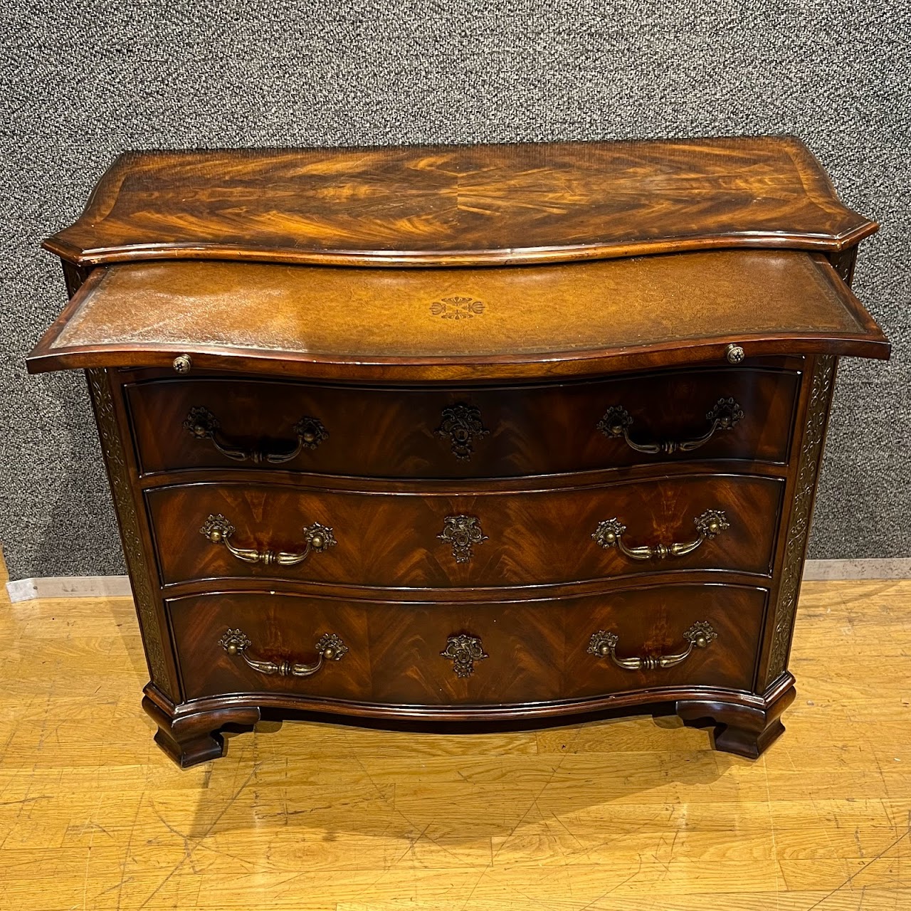 Theodore Alexander Four Drawer Serpentine Chest