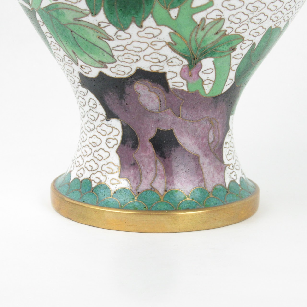 Jingfa Cloisonné Footed Vase