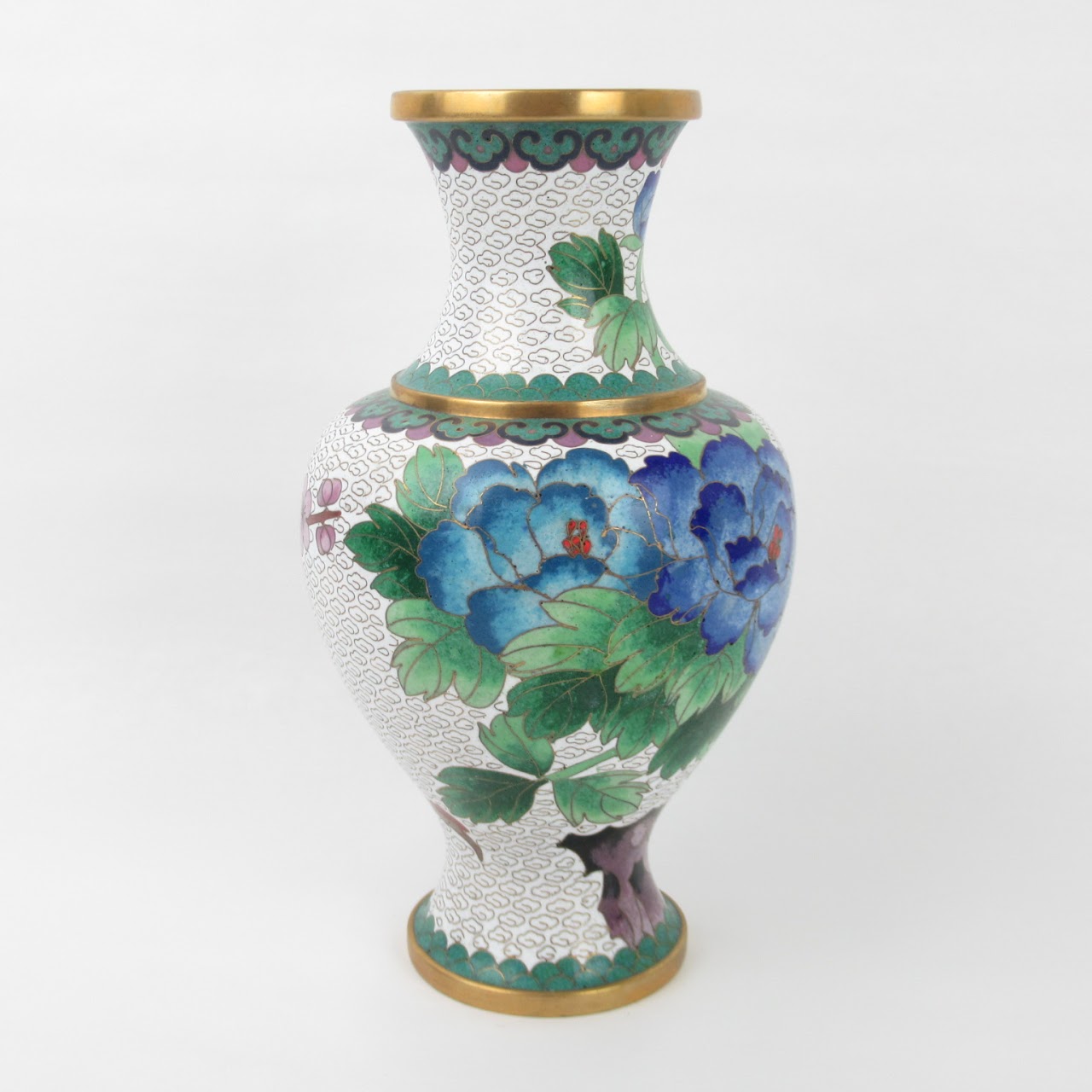 Jingfa Cloisonné Footed Vase