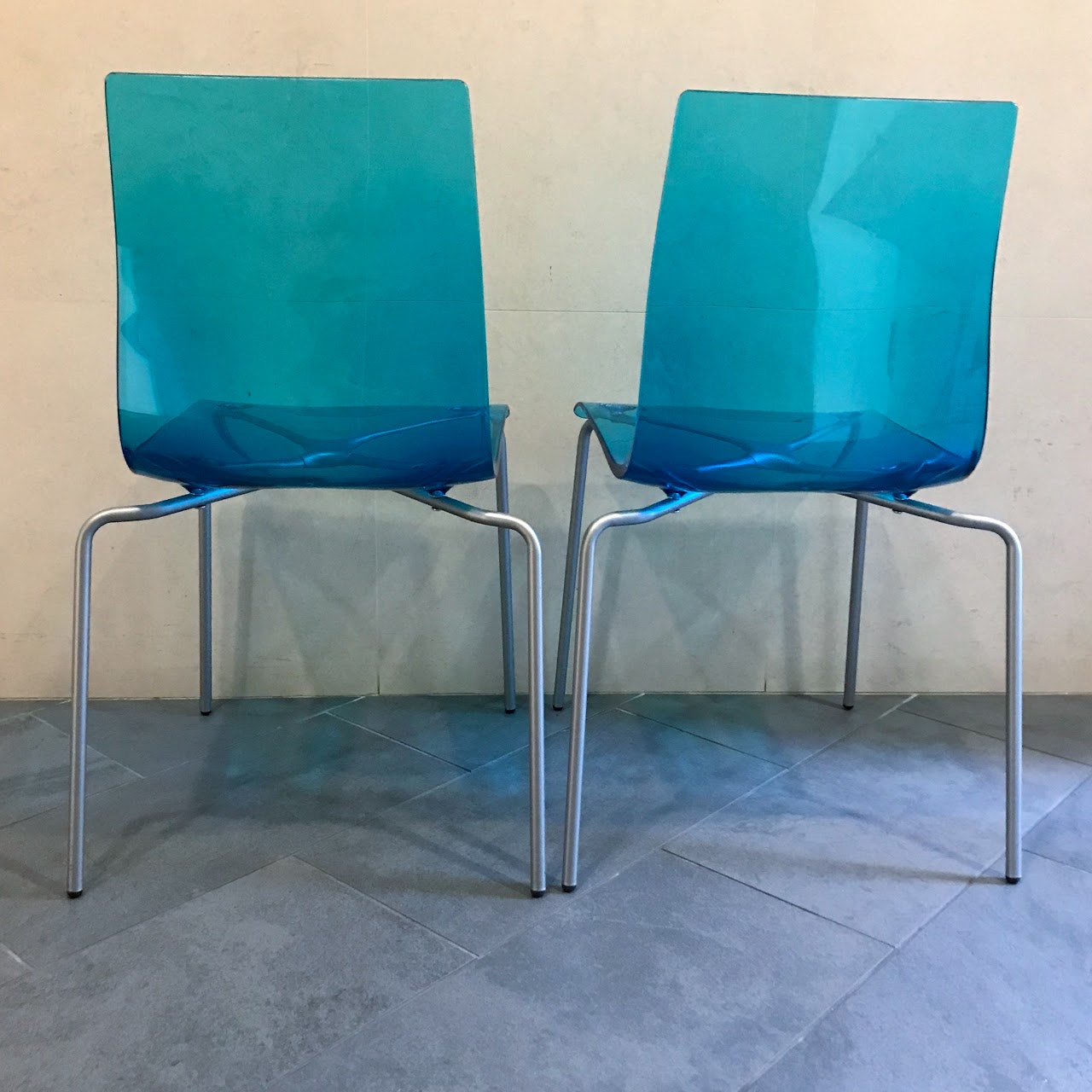 Domitalia Gel-B Stacking Side Chair Pair