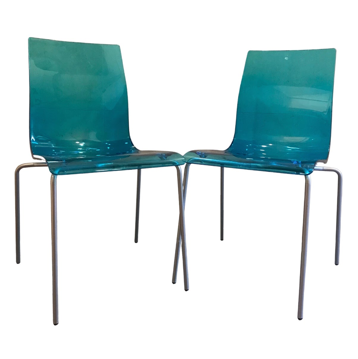 Domitalia Gel-B Stacking Side Chair Pair