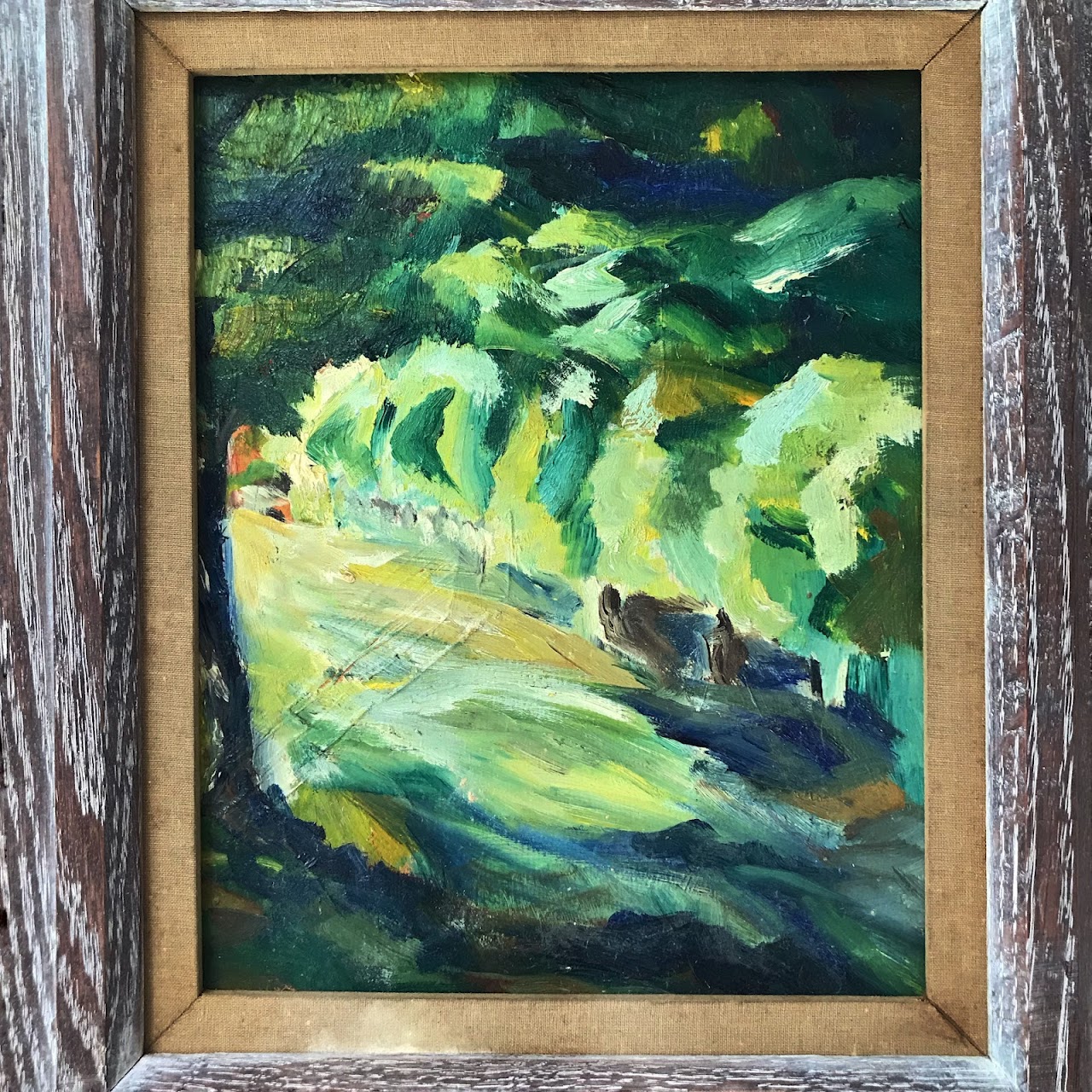 R. Cook Signed Landscape Oil Painting