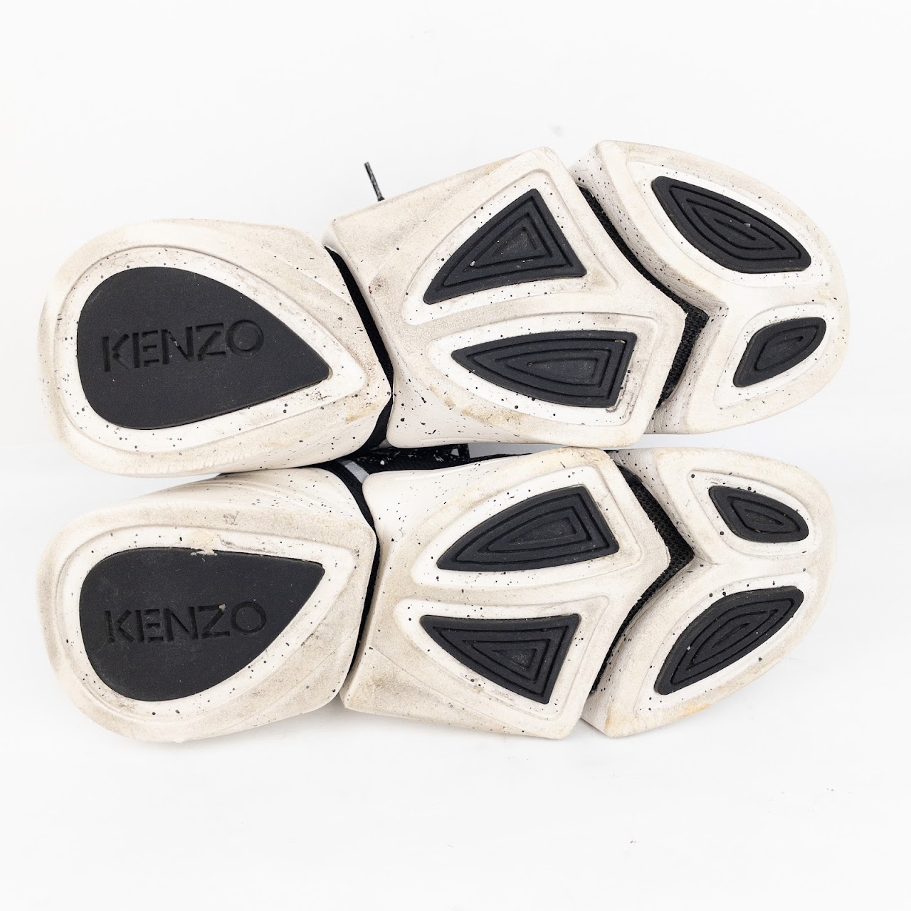 Kenzo Black K-Sock Slip On Trainers