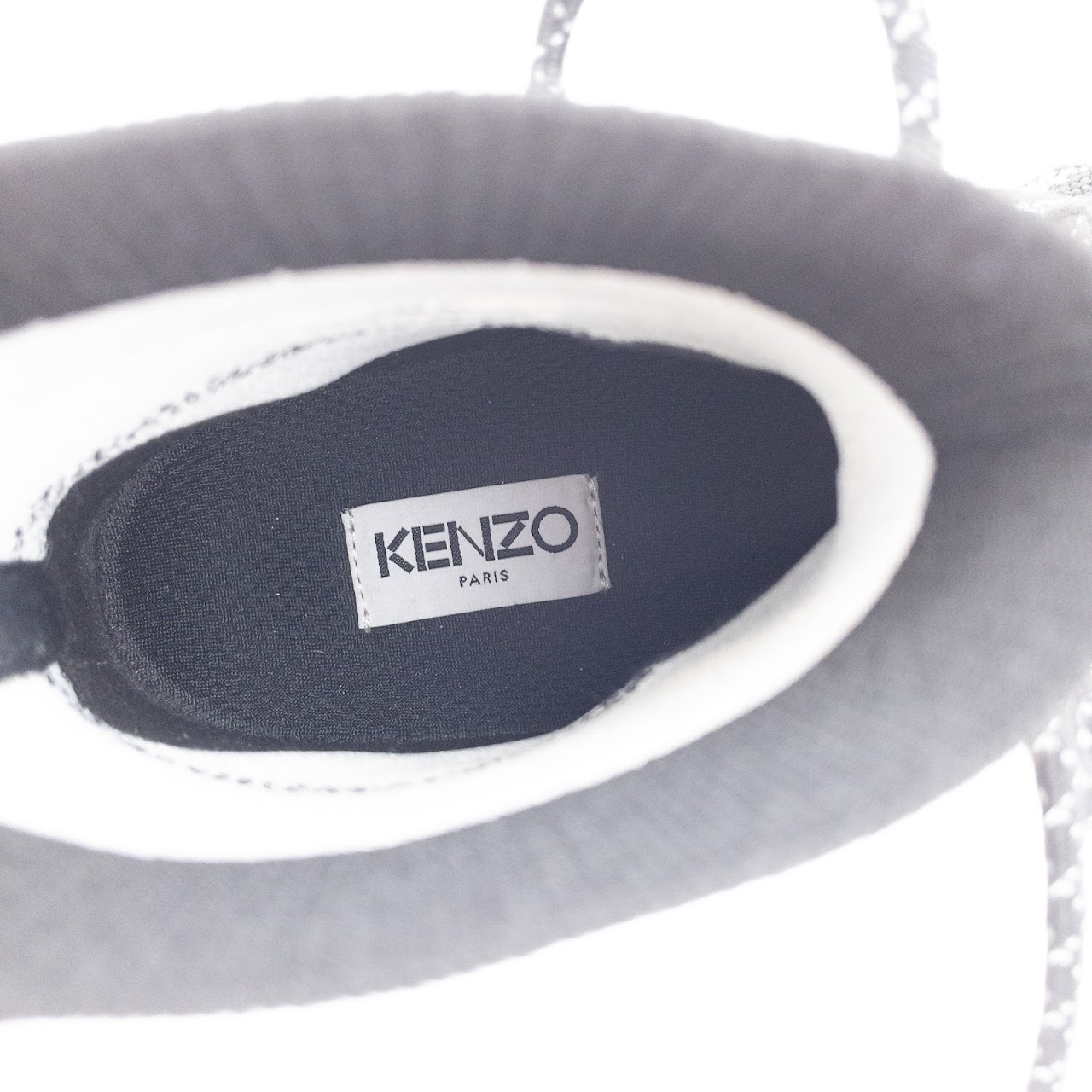 Kenzo Black K-Sock Slip On Trainers