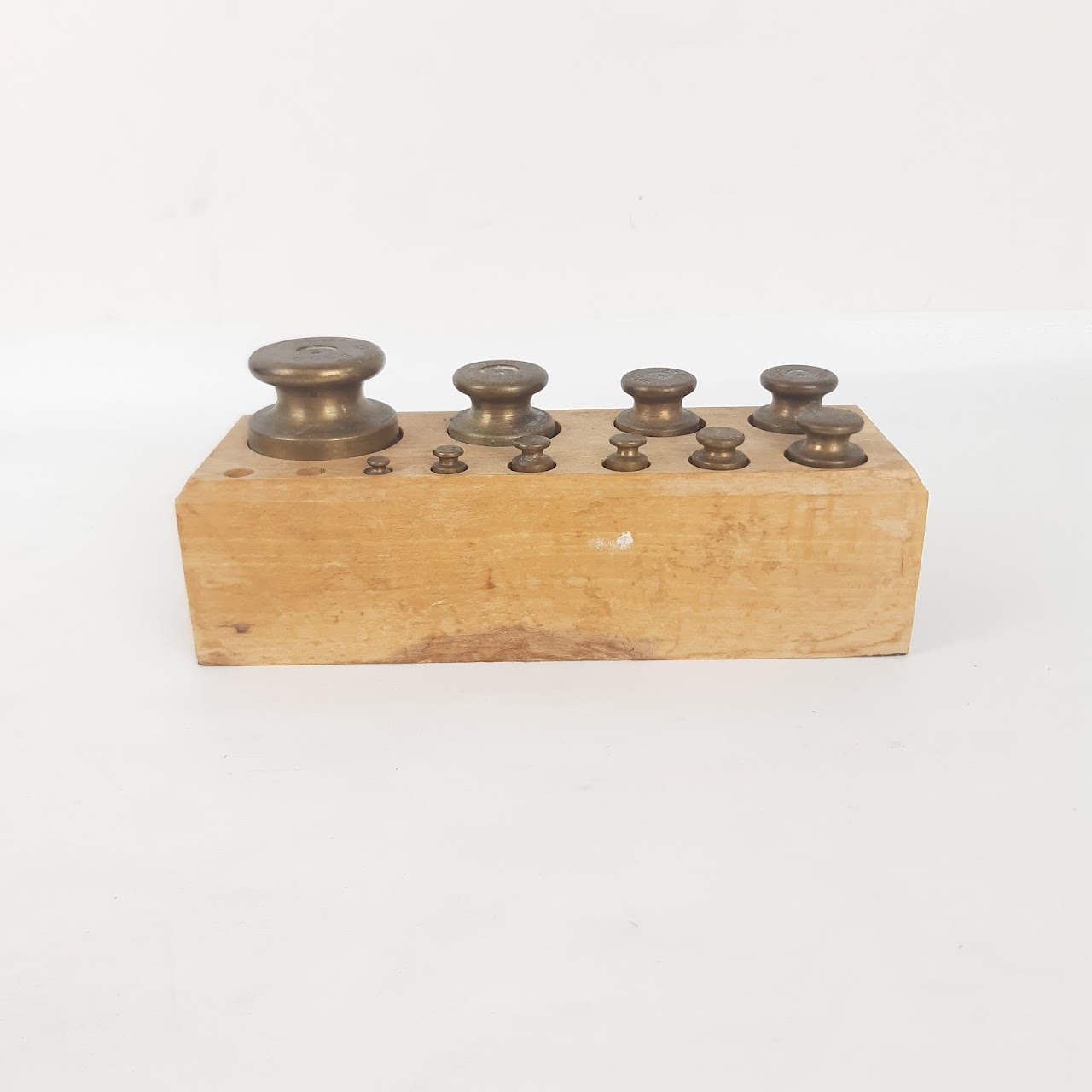 Brass Vintage Balance Weight Set