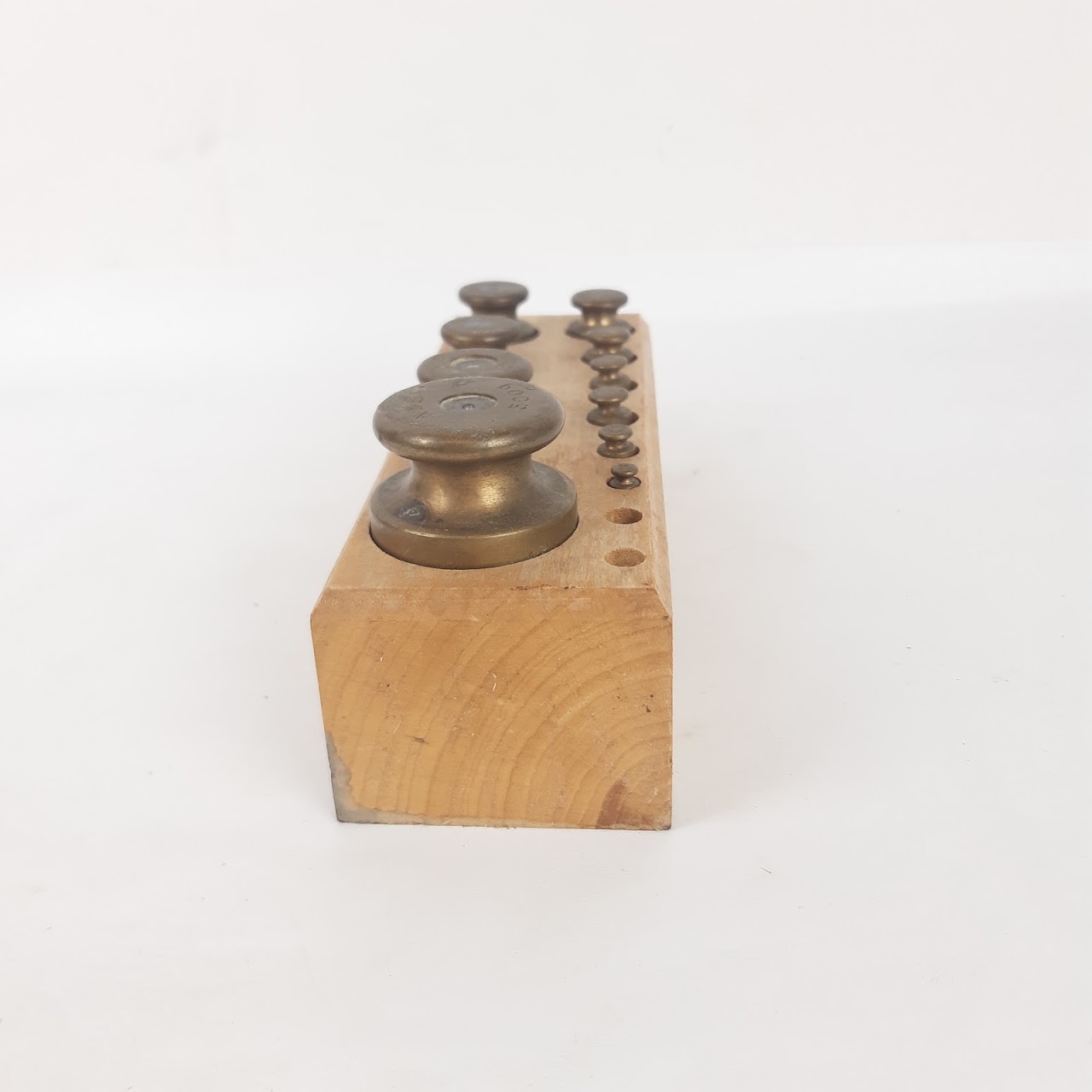 Brass Vintage Balance Weight Set